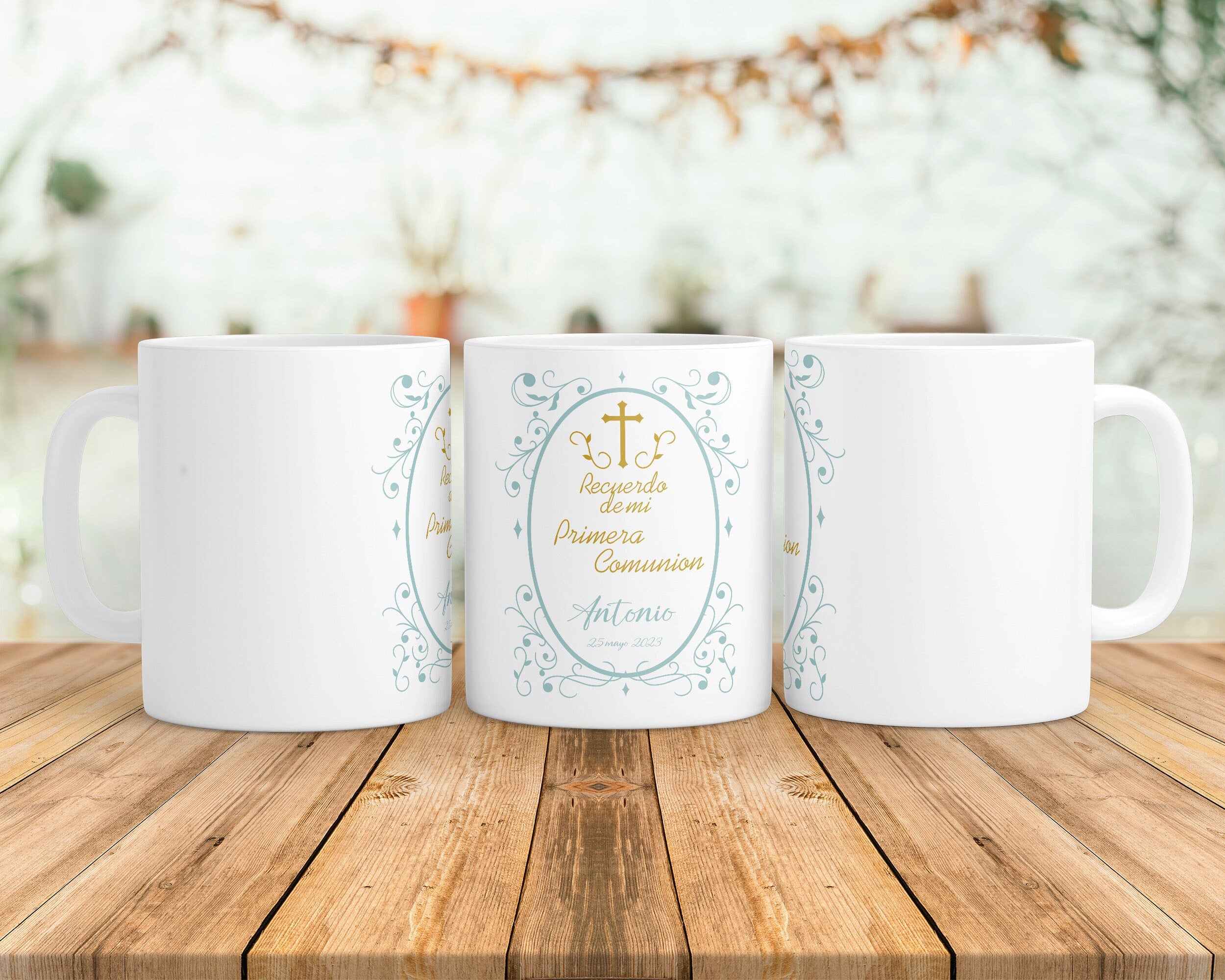 Taza Personalizada de comunión Niño