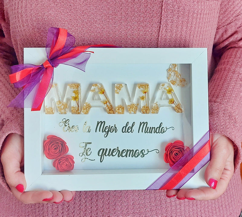 marco de madera para el dia de la madre