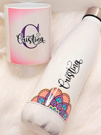 Set regalo personalizado de botella y taza