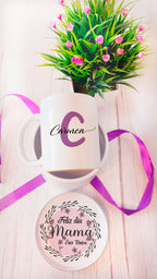 Taza personalizada con nombre y frase