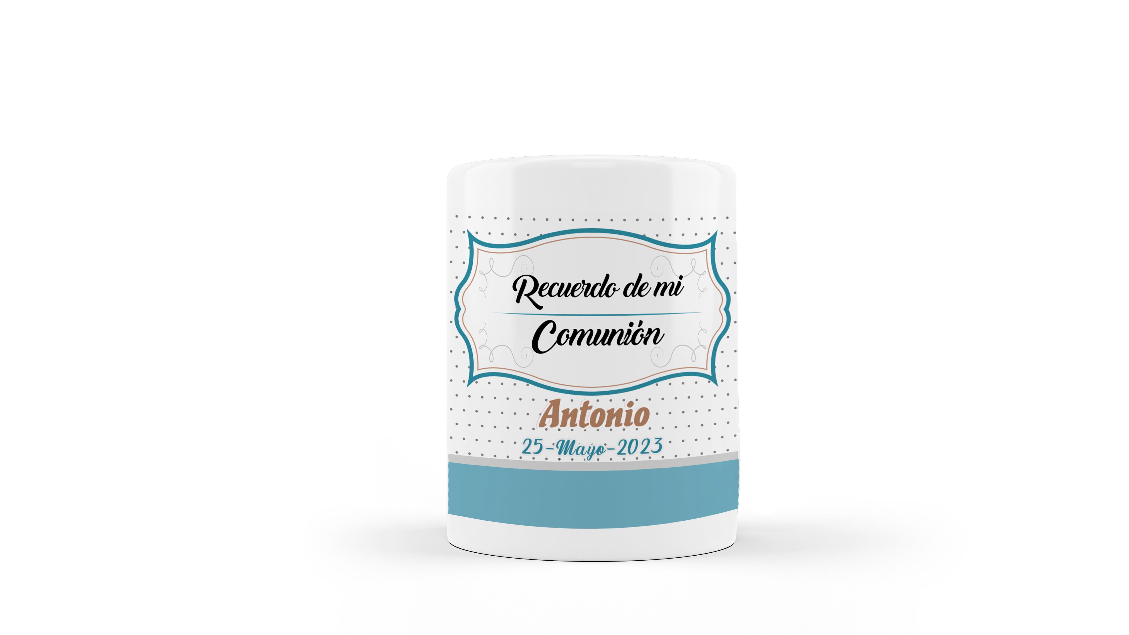 Taza Personalizada de comunión Niño