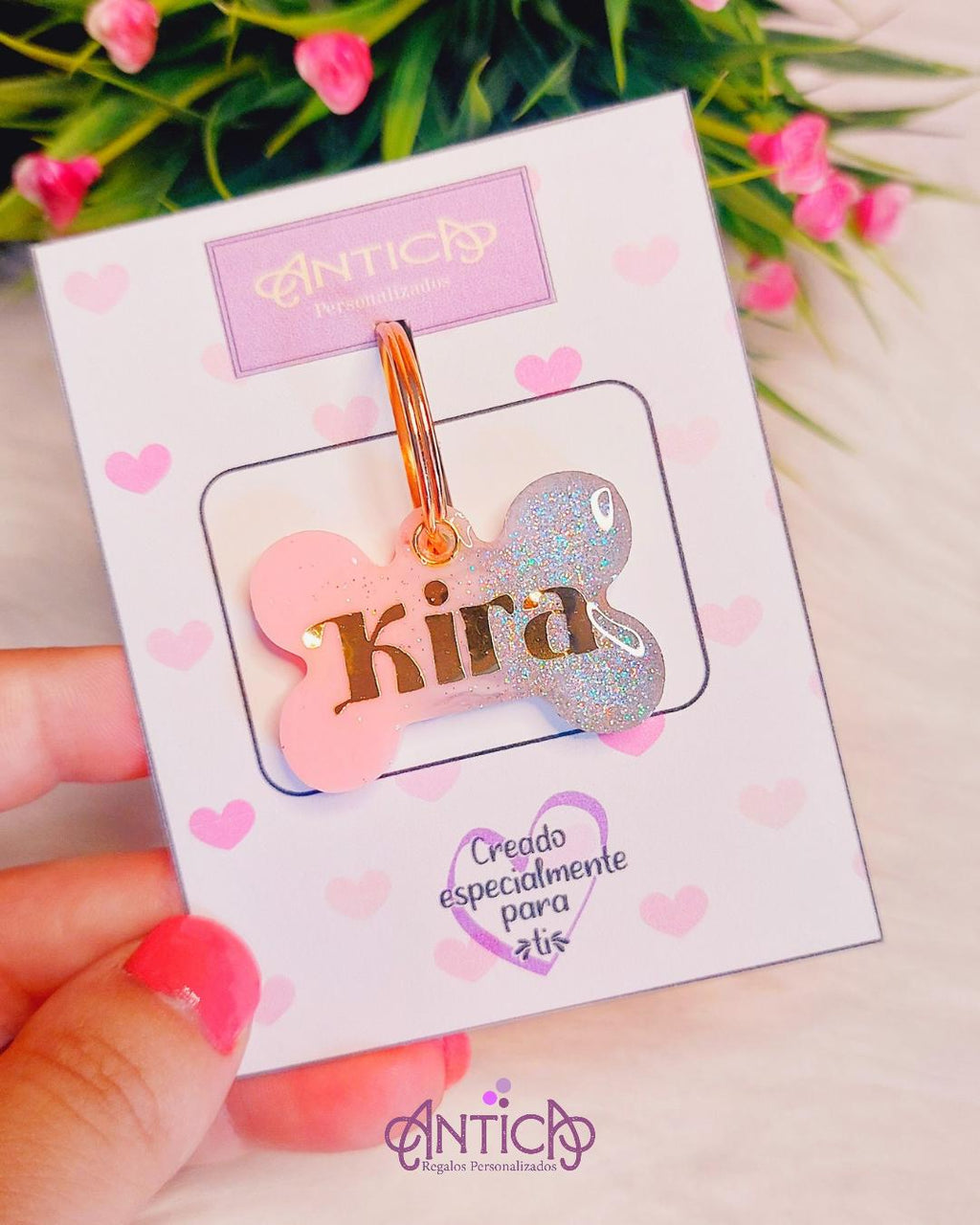 Chapa mascota personalizado