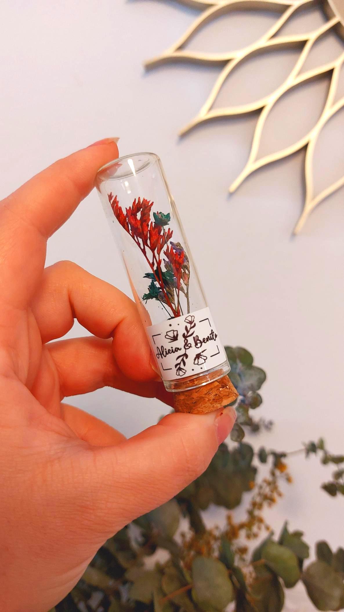 Tubo de Flores Preservadas
