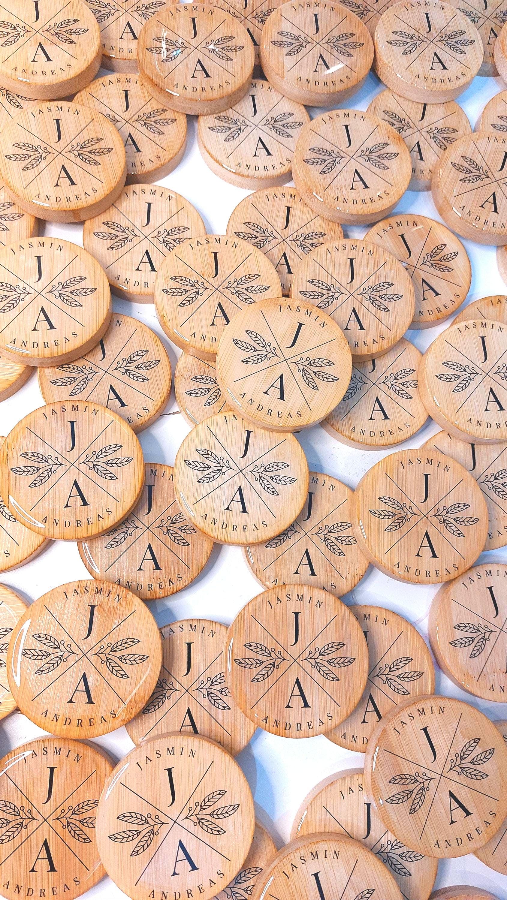 Abridor de madera personalizado Boda