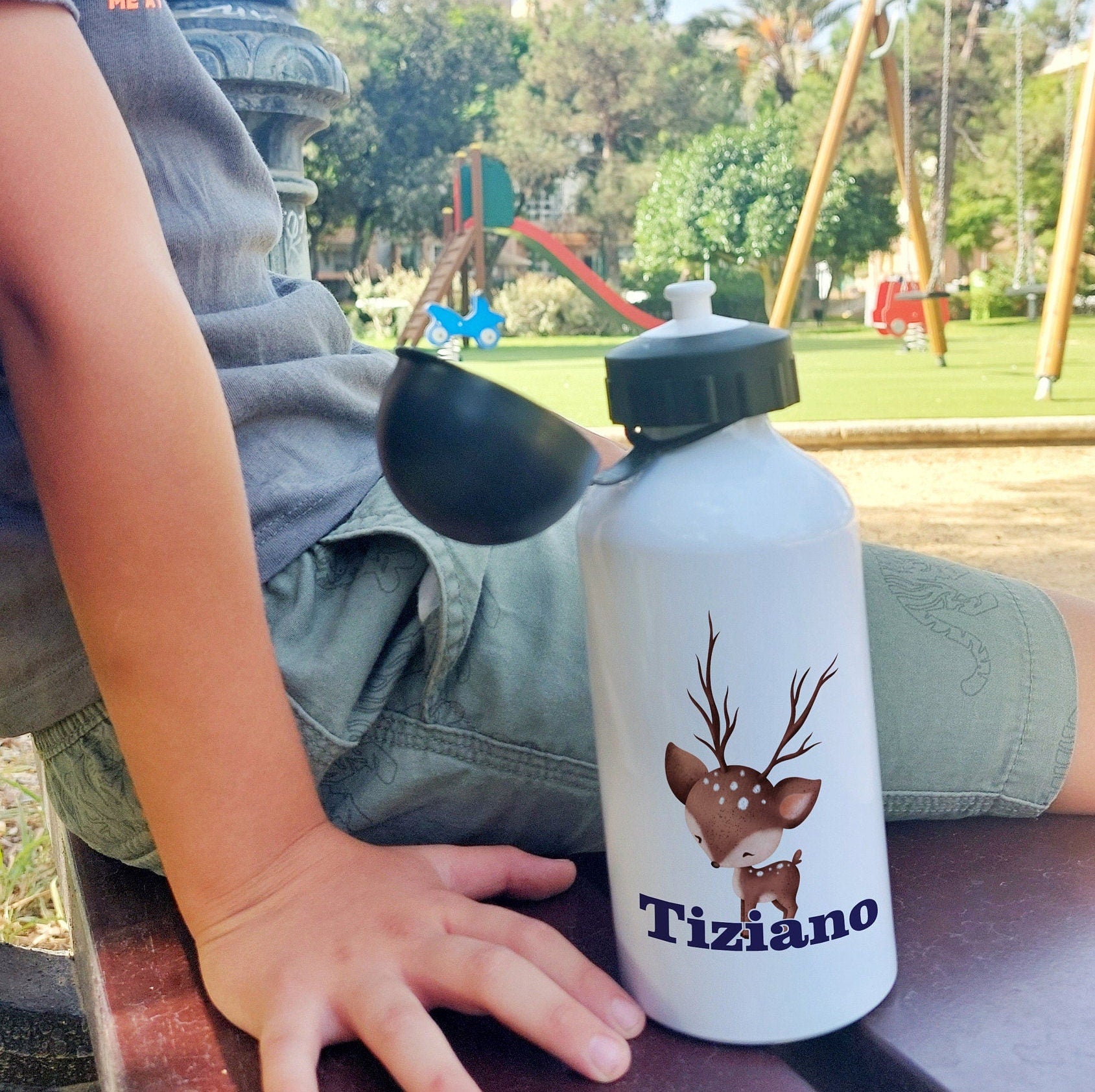 Botella infantil personalizada con nombre