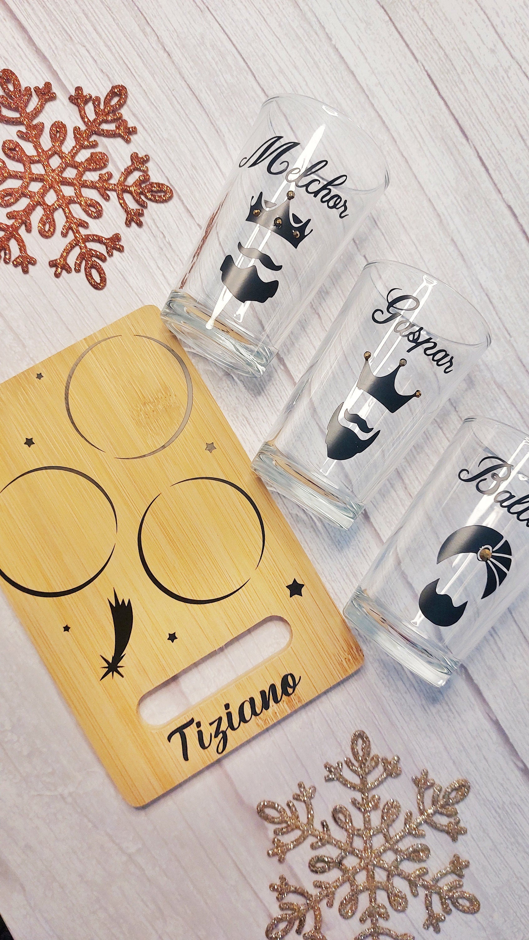 Set vasos para reyes magos