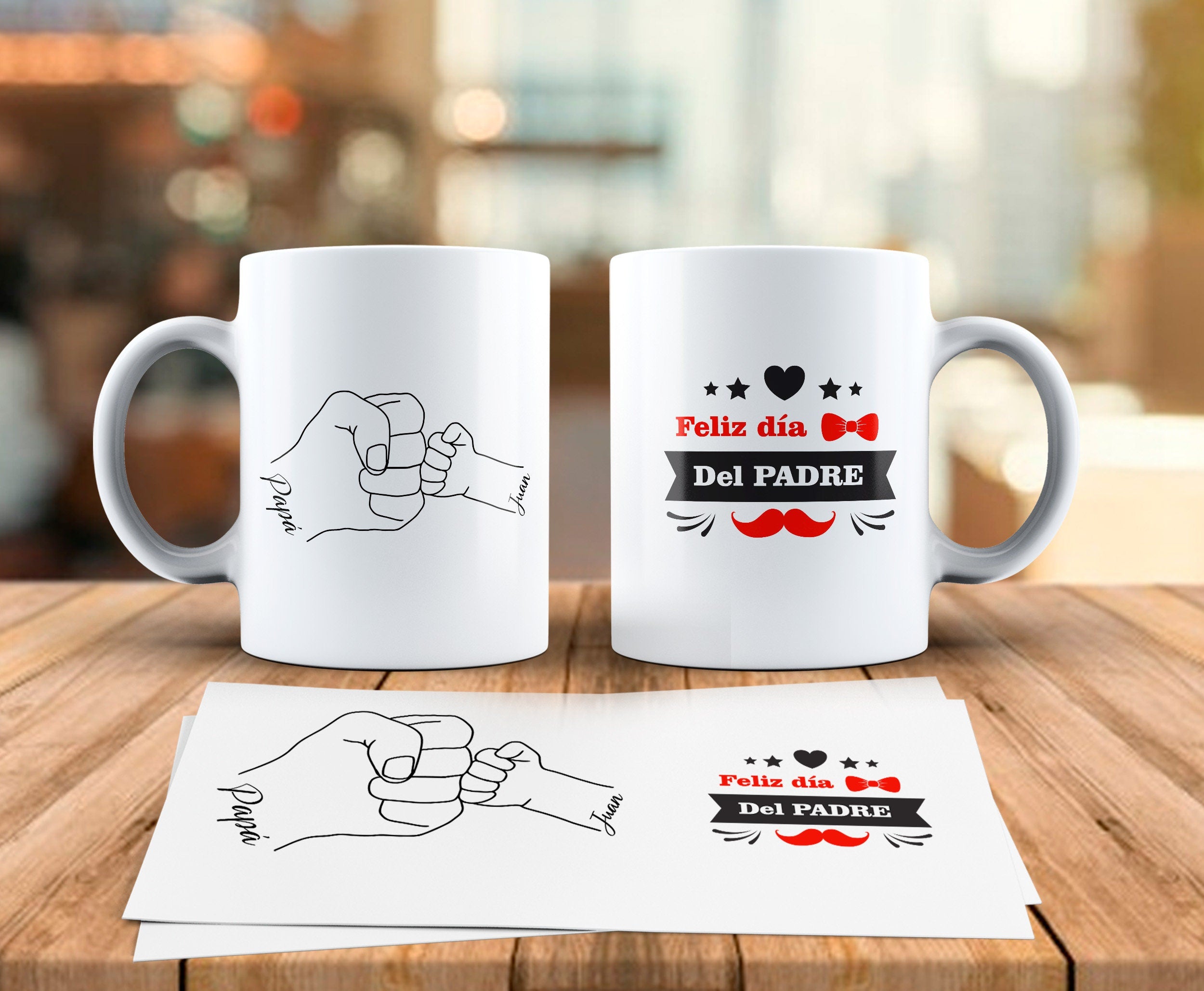 Taza de cerámica personalizada