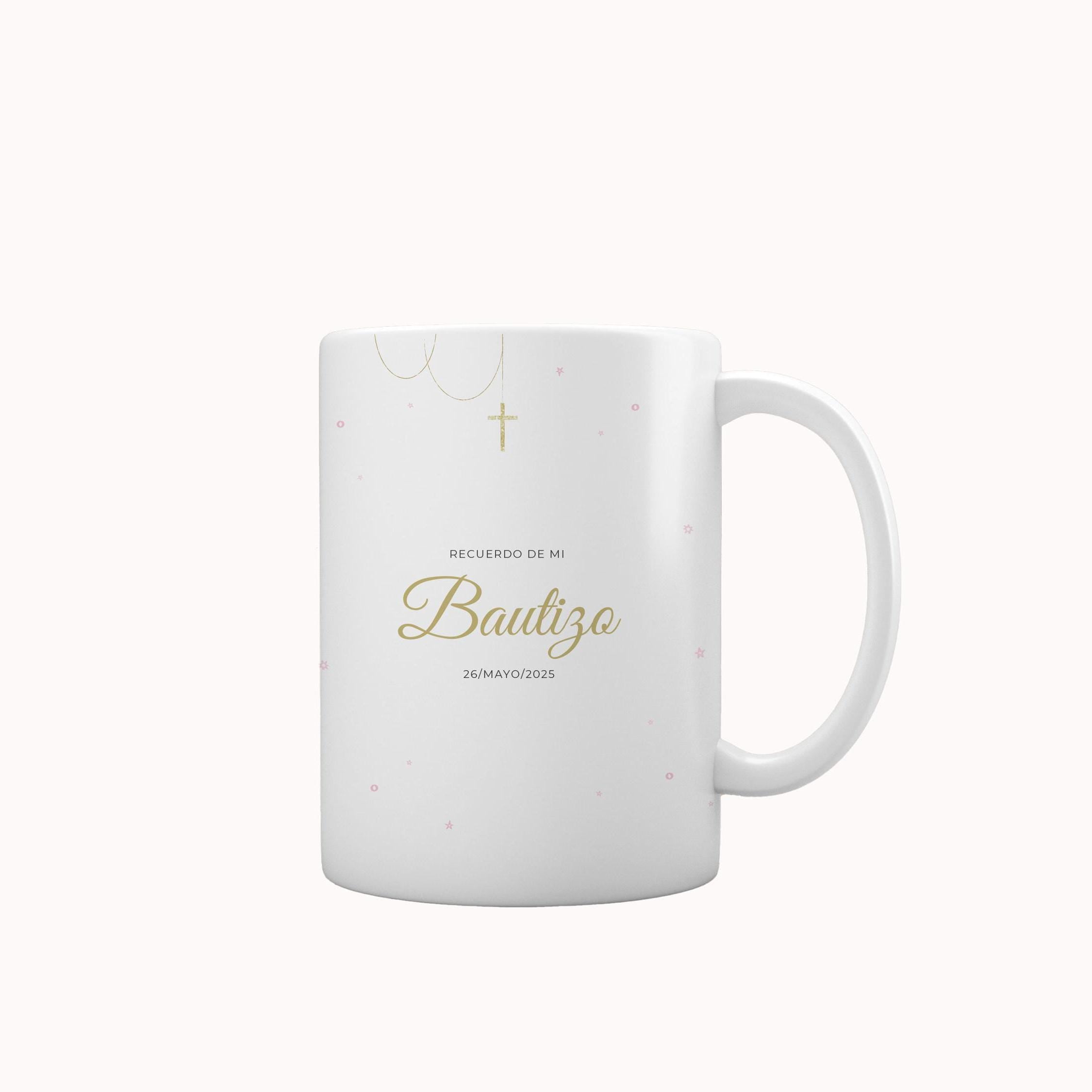 Taza Bautizo Ángel Personalizada