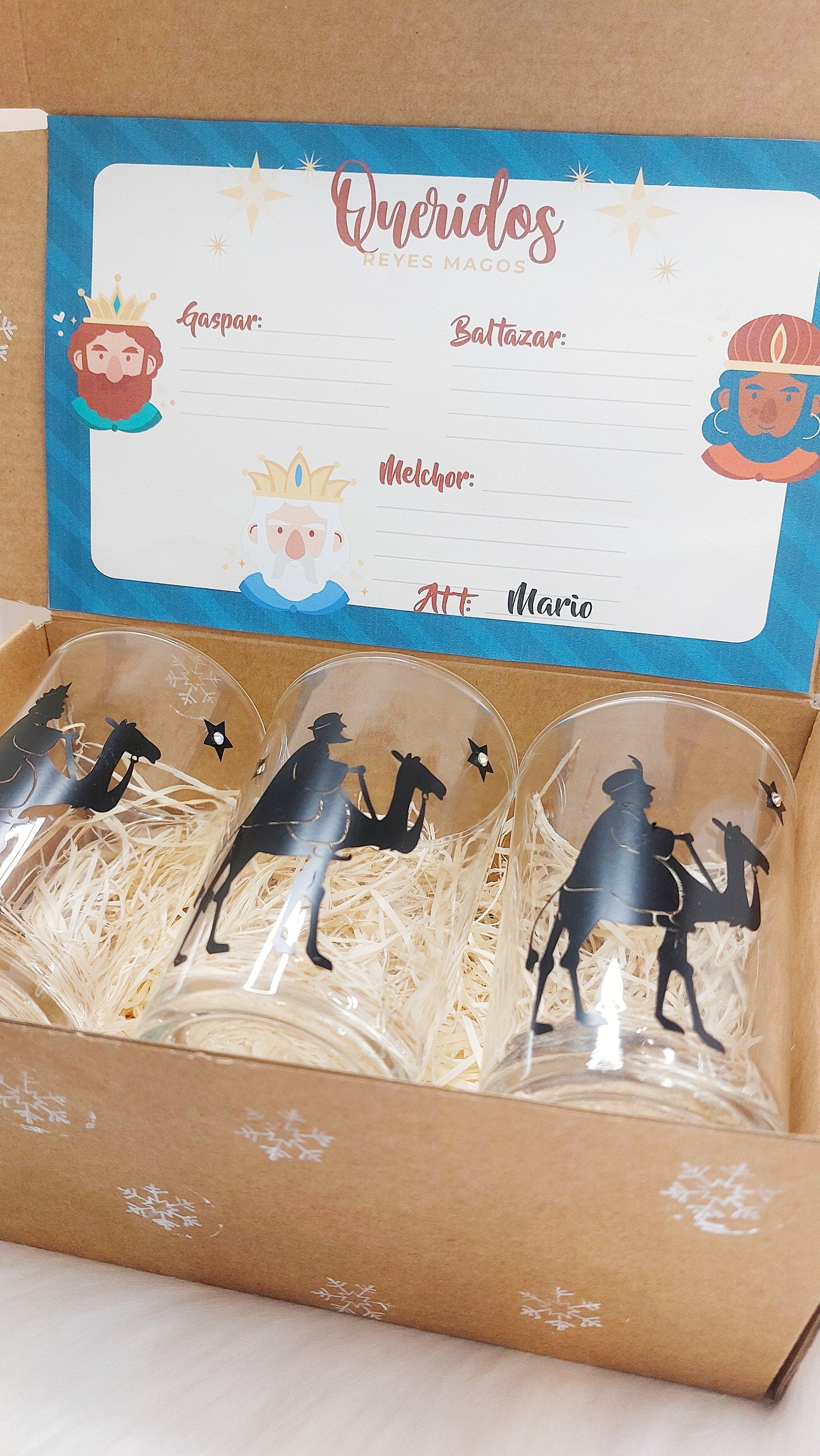 Set vasos para reyes magos