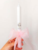 Vela de bautizo personalizada