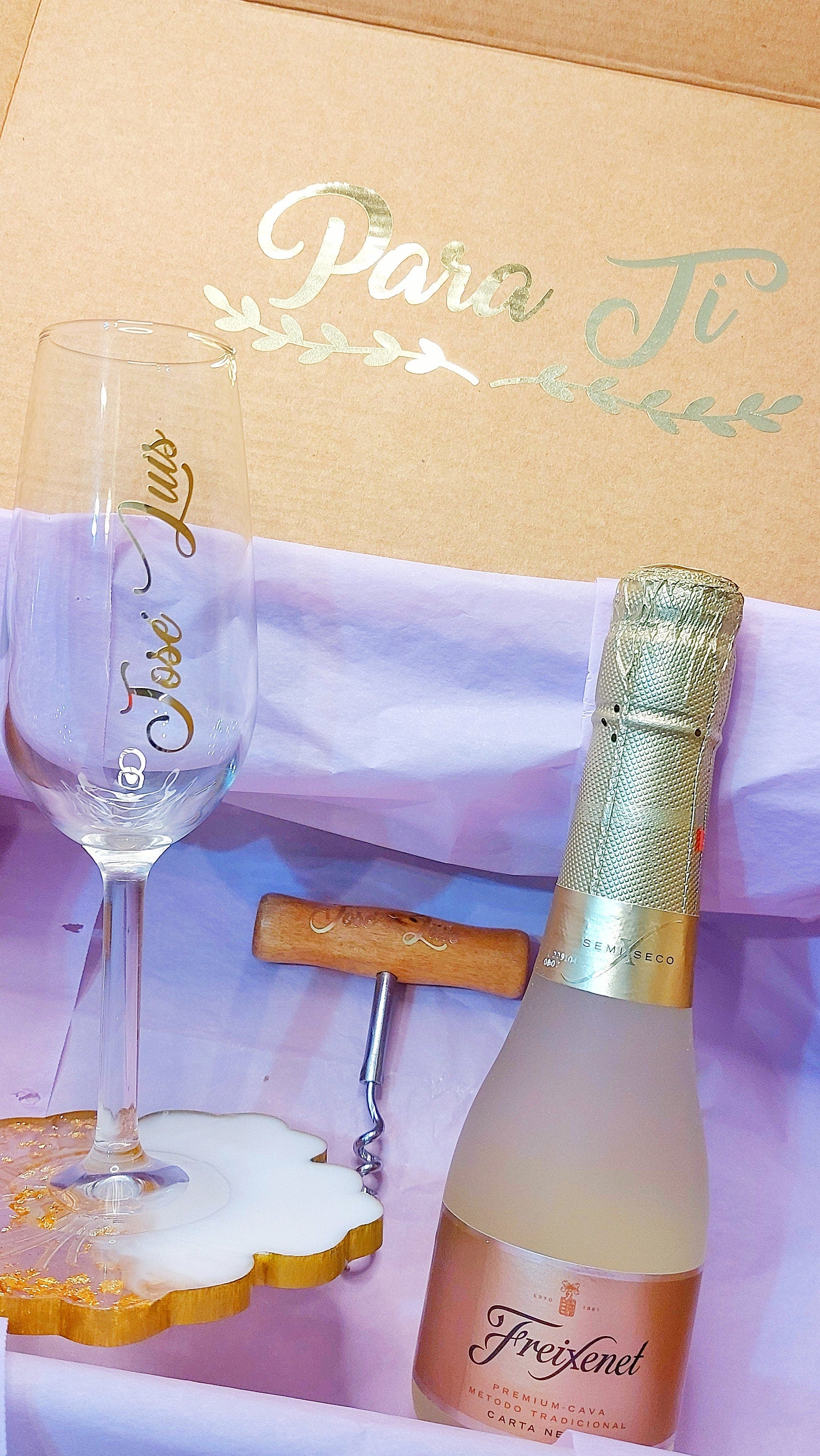 Caja de Brindis personalizada
