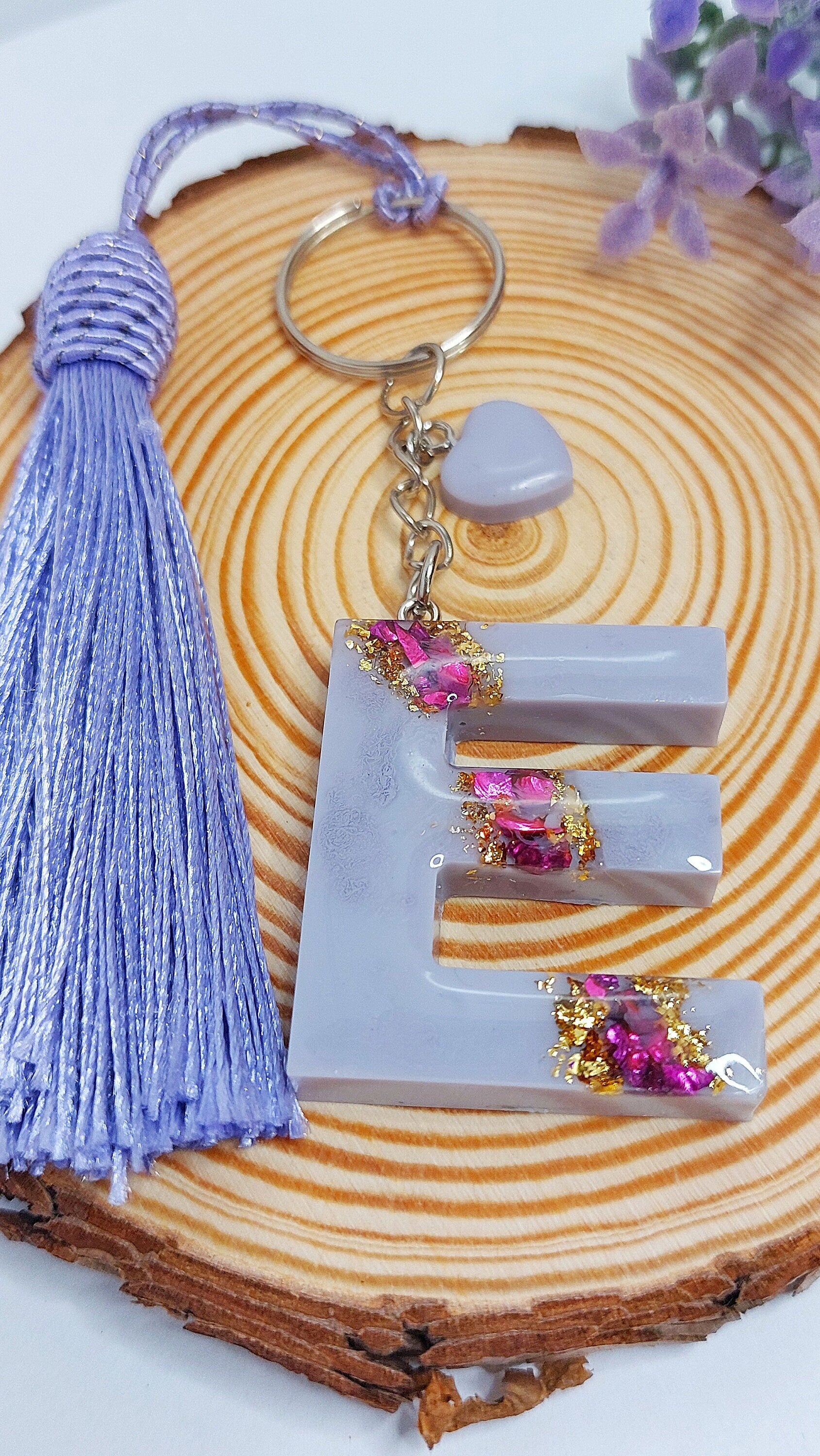 Llavero inicial personalizado