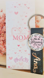Taza + llavero con foto para mamá