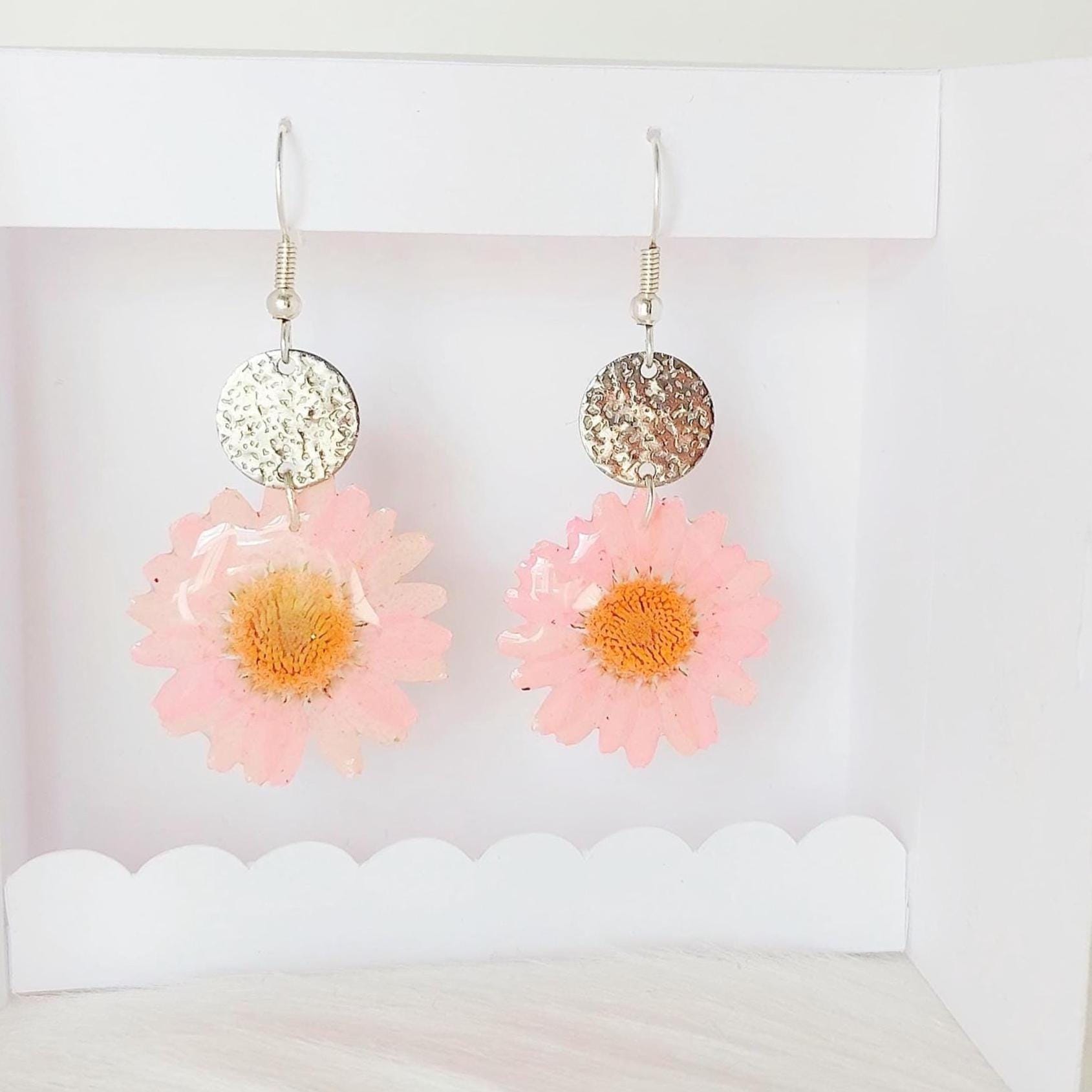 Pendientes Margaritas Naturales