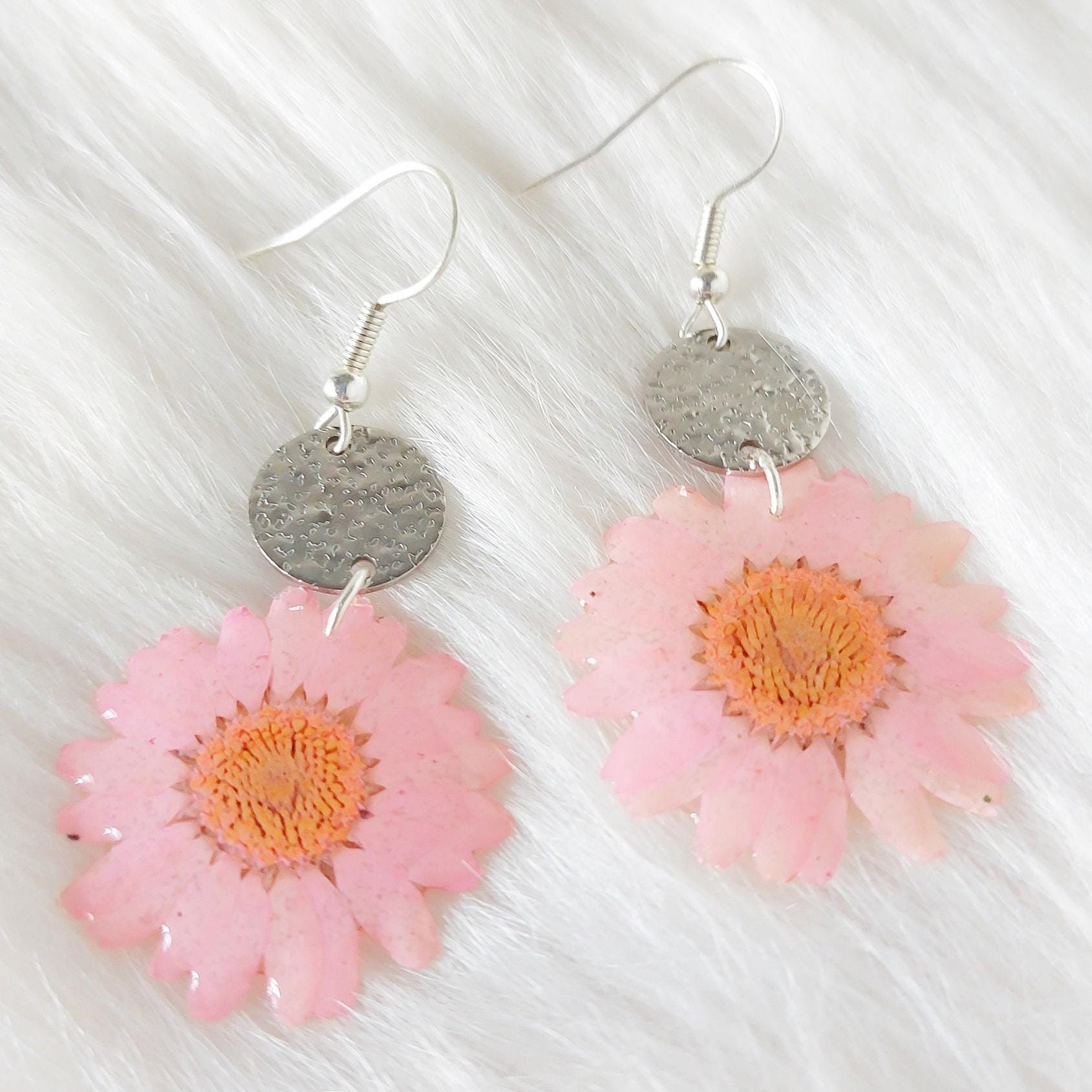 Pendientes Margaritas Naturales