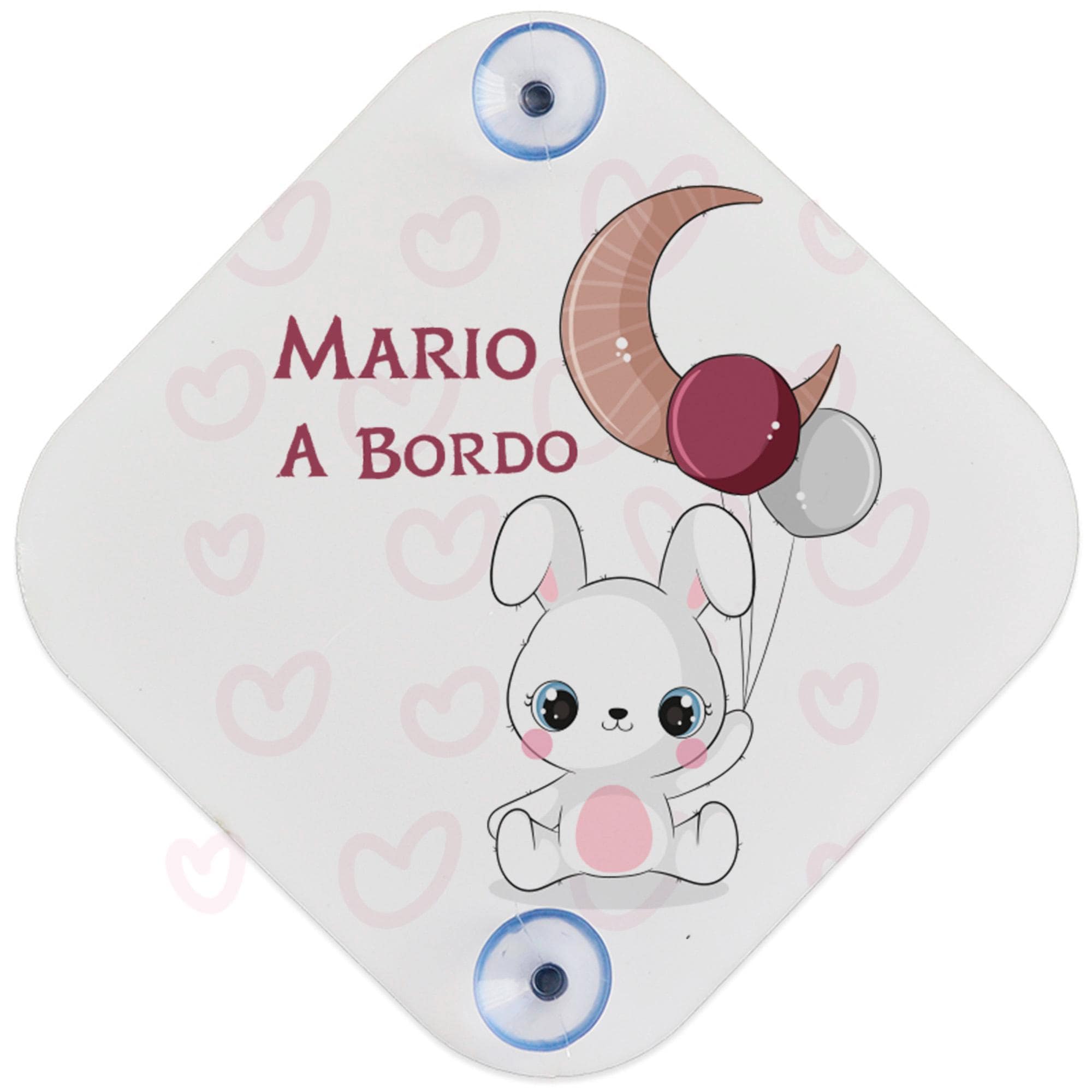 Placa de coche personalizada " Bebe a bordo "