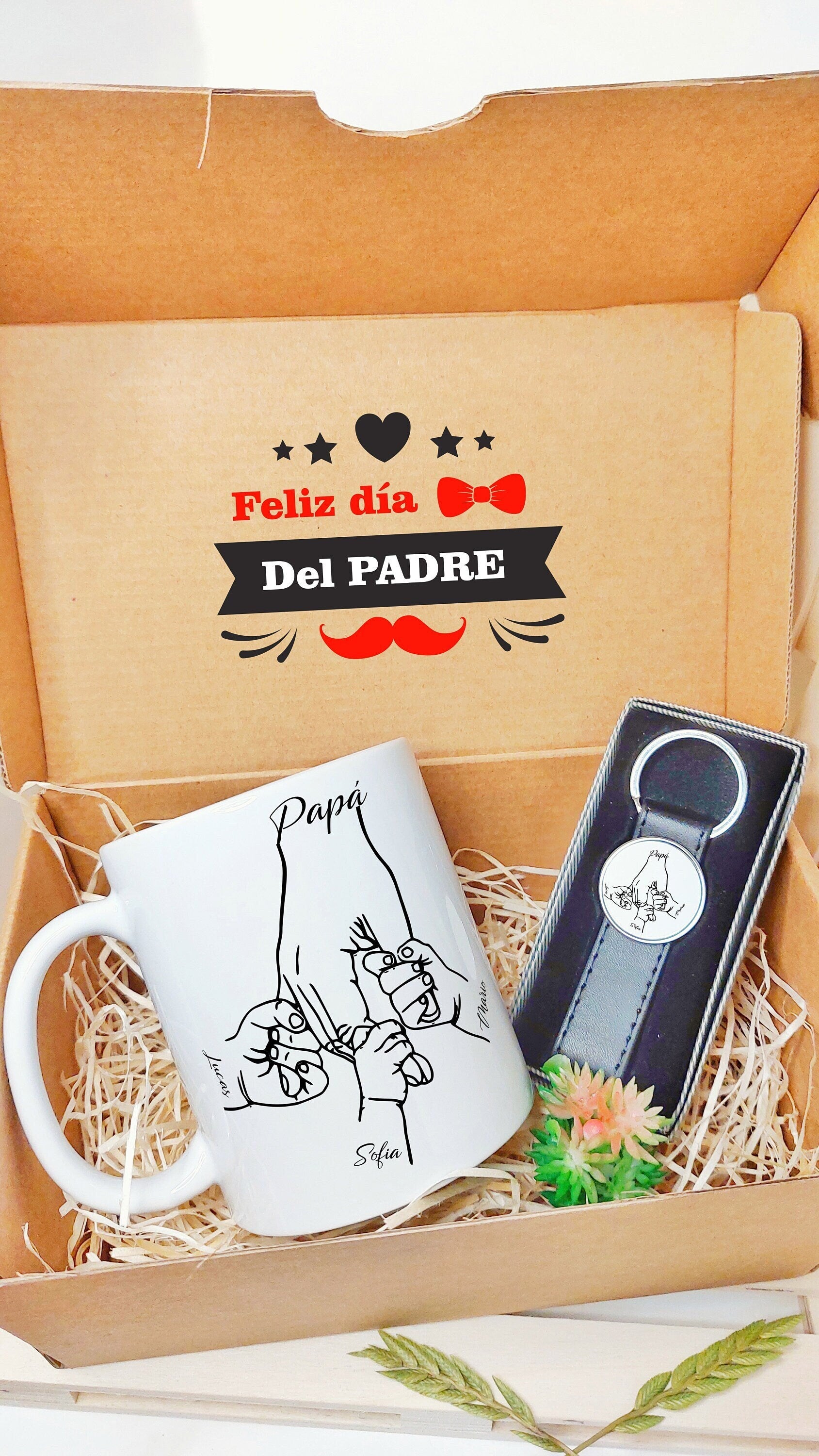 Taza + Llavero personalizado para hombre