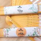 Abanico con lazo personalizado