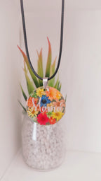 Colgante floral personalizado