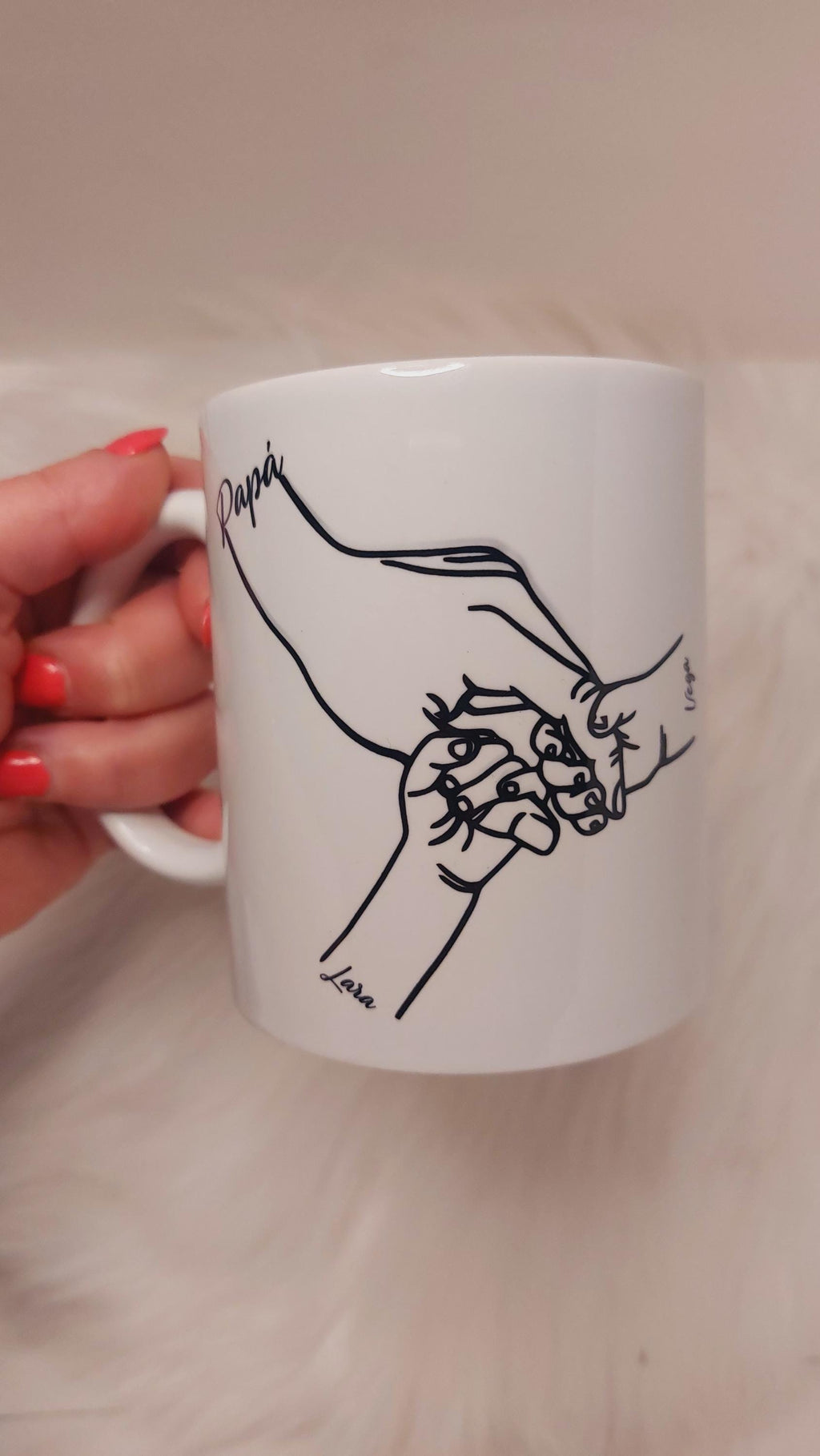 Taza de cerámica personalizada