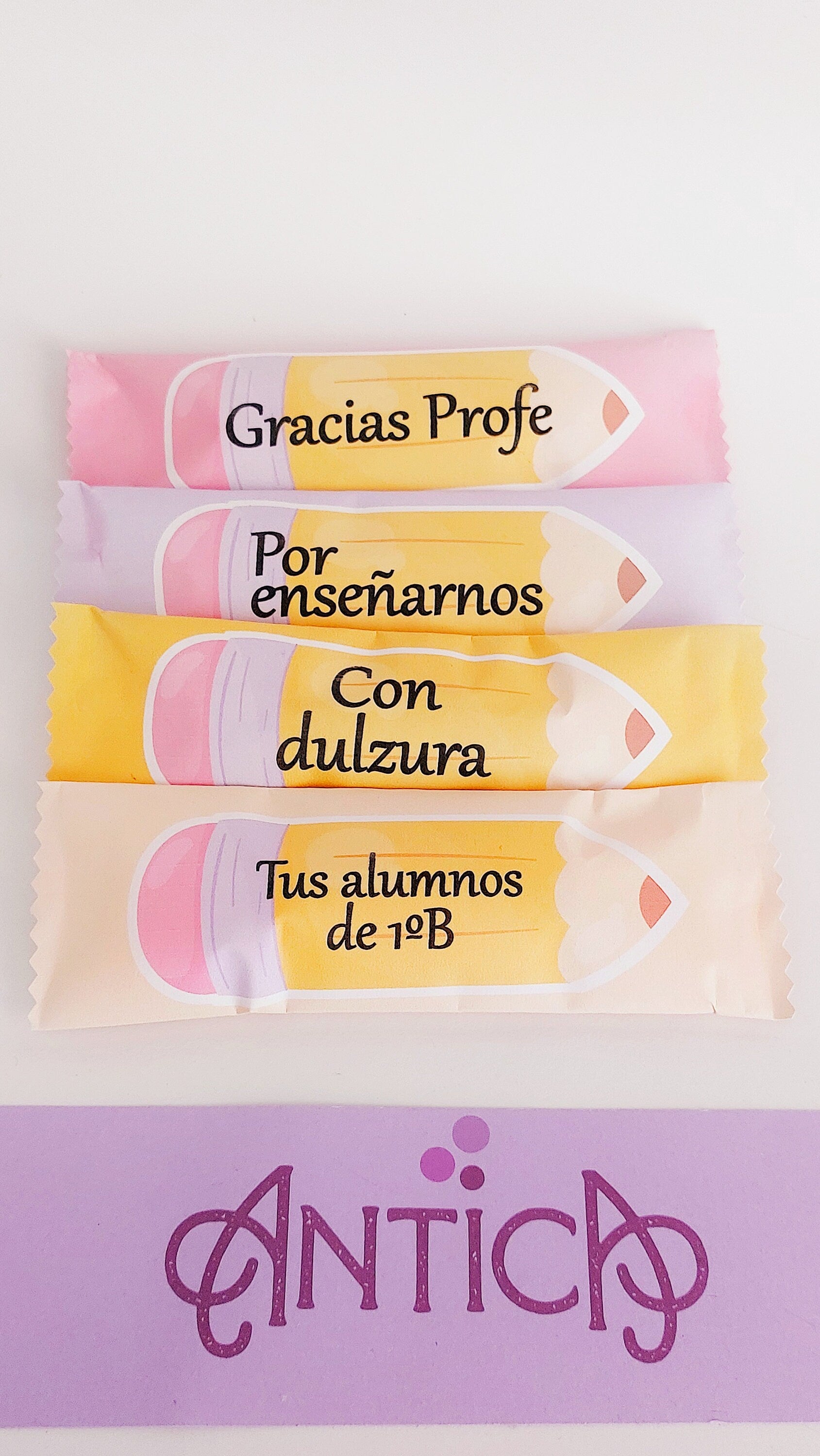Chocolates con Frases para  profesor