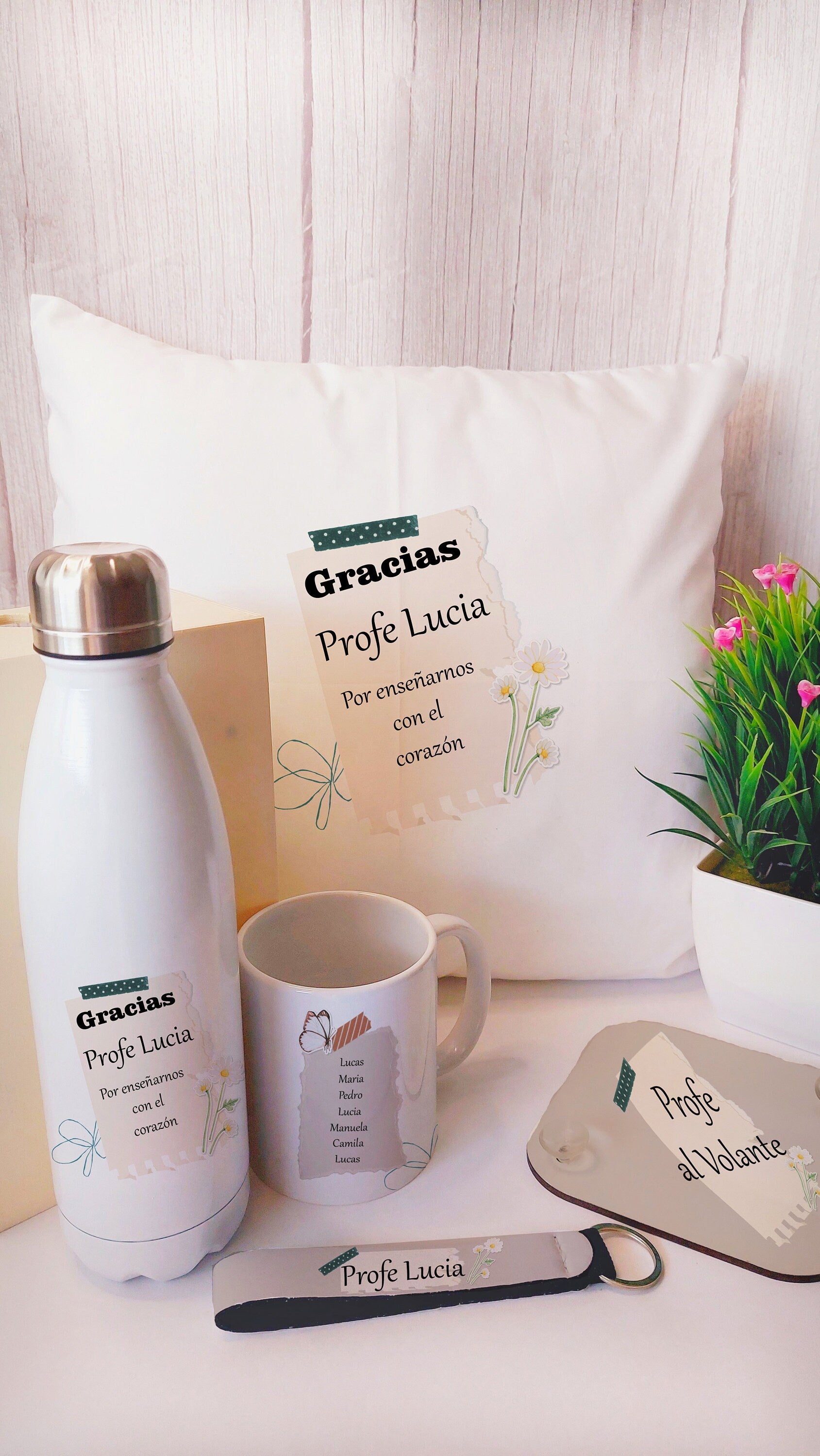 kit completo profesora personalizado