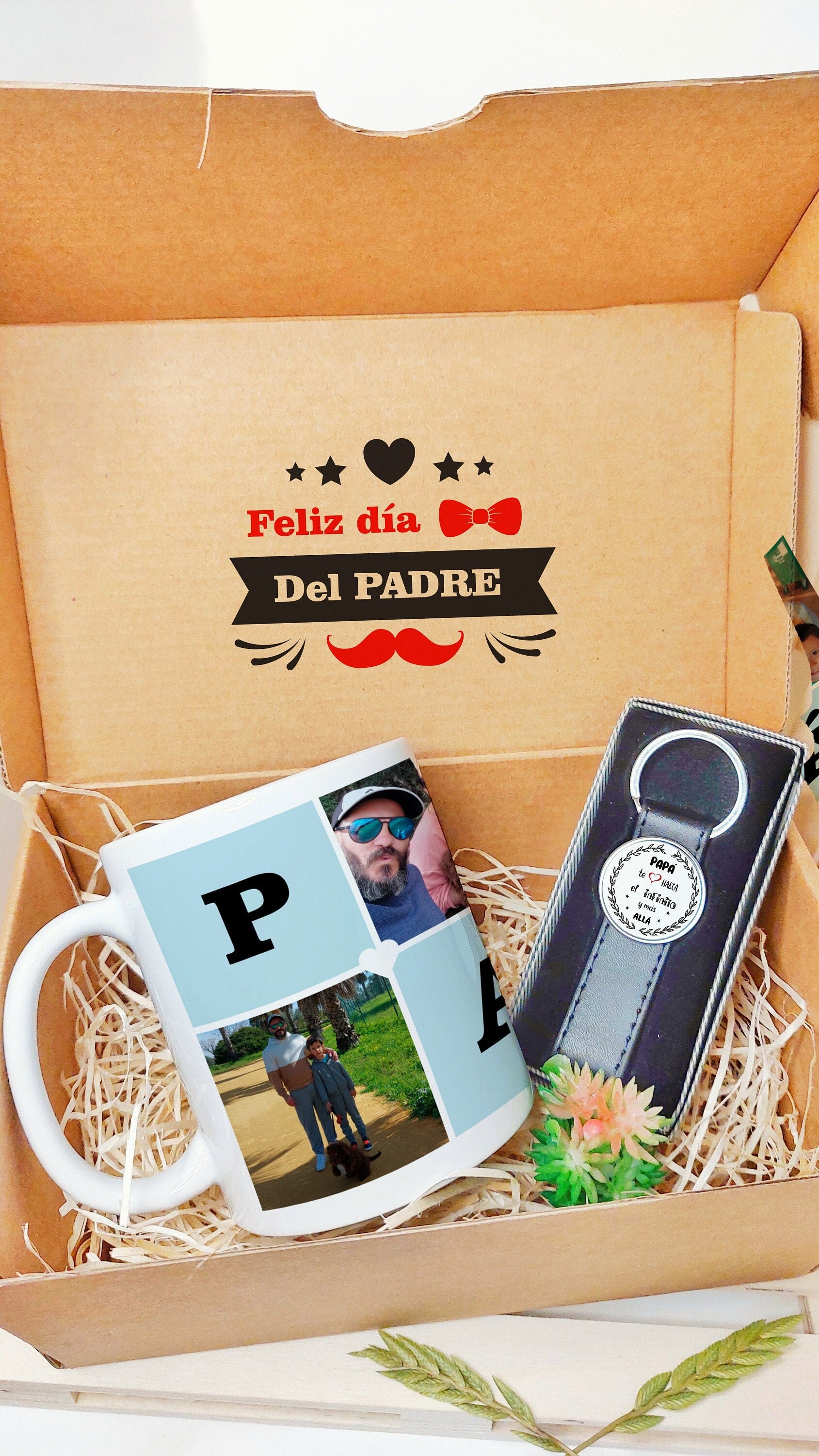 Taza + Llavero personalizado para hombre