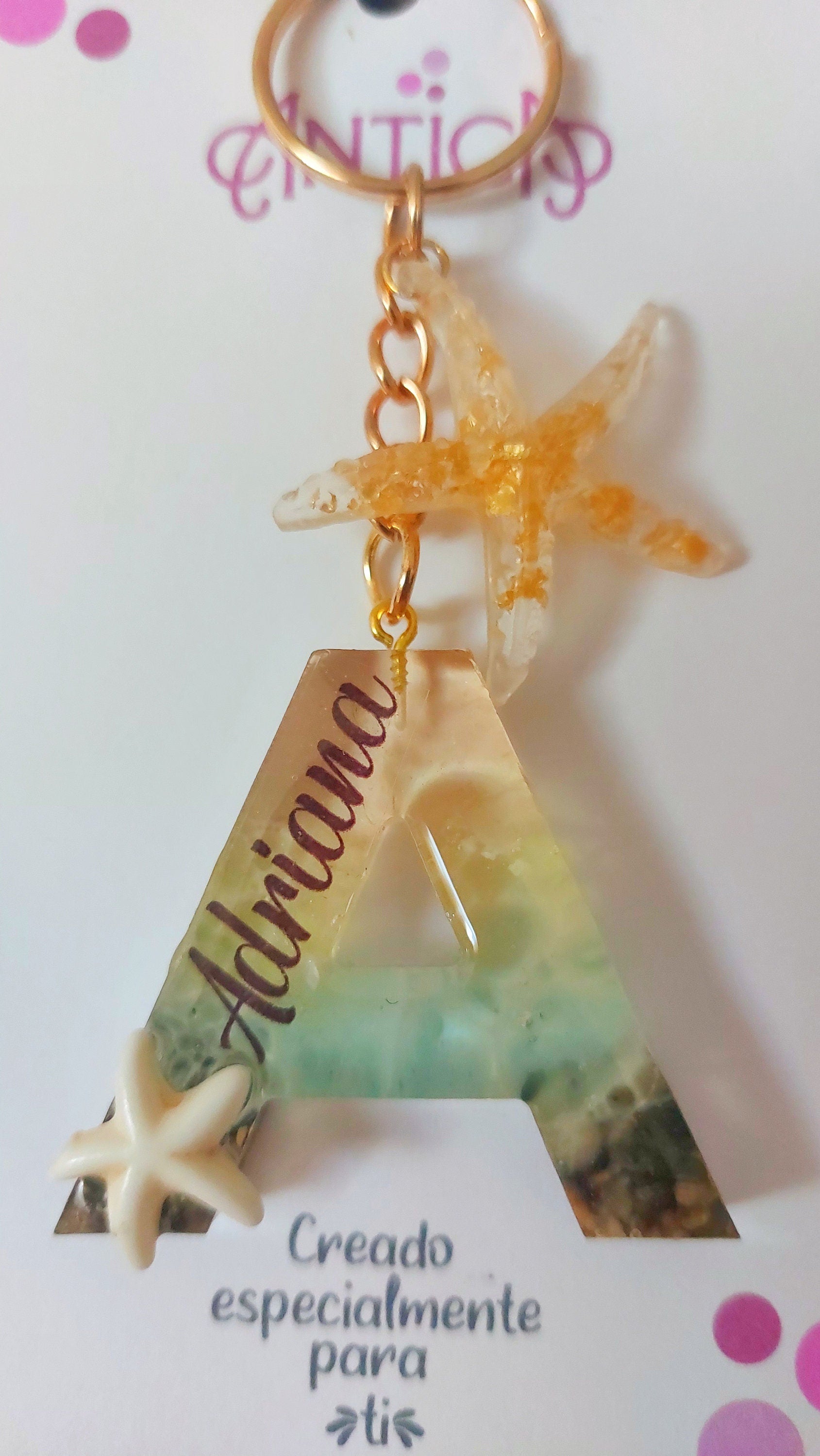 Llavero Inicial Mar Personalizado