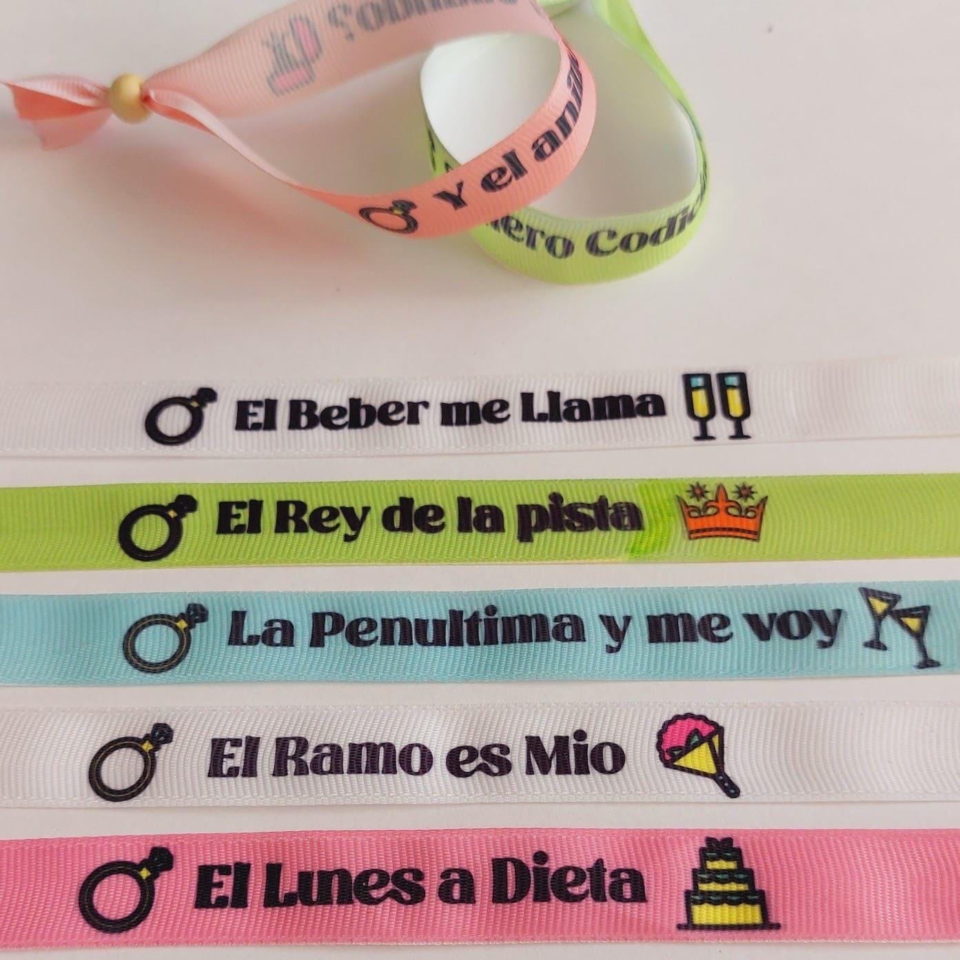 Pulseras + Tarjeta Personalizadas
