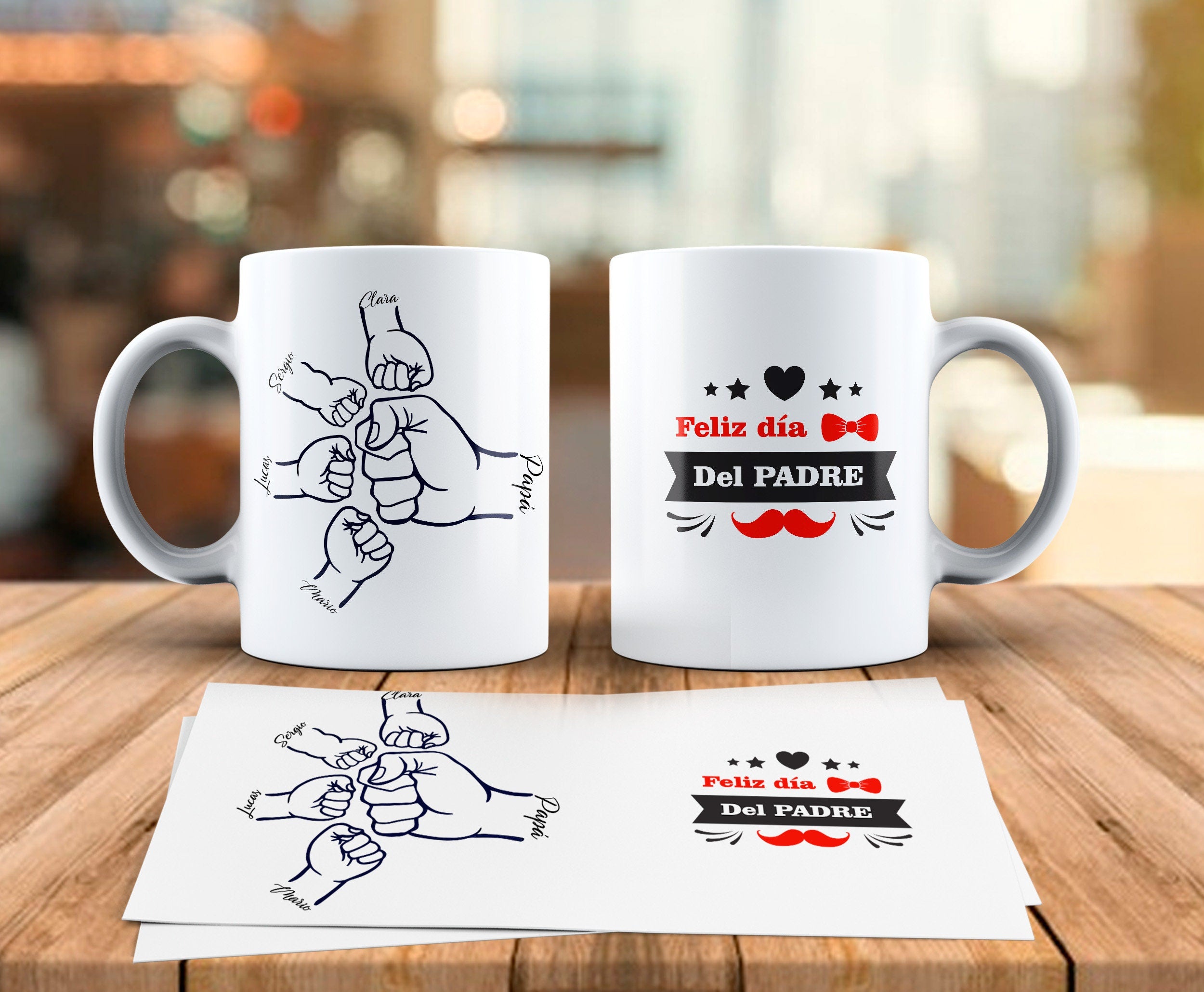 Taza de cerámica personalizada