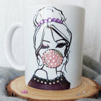 Taza con gemas  personalizada