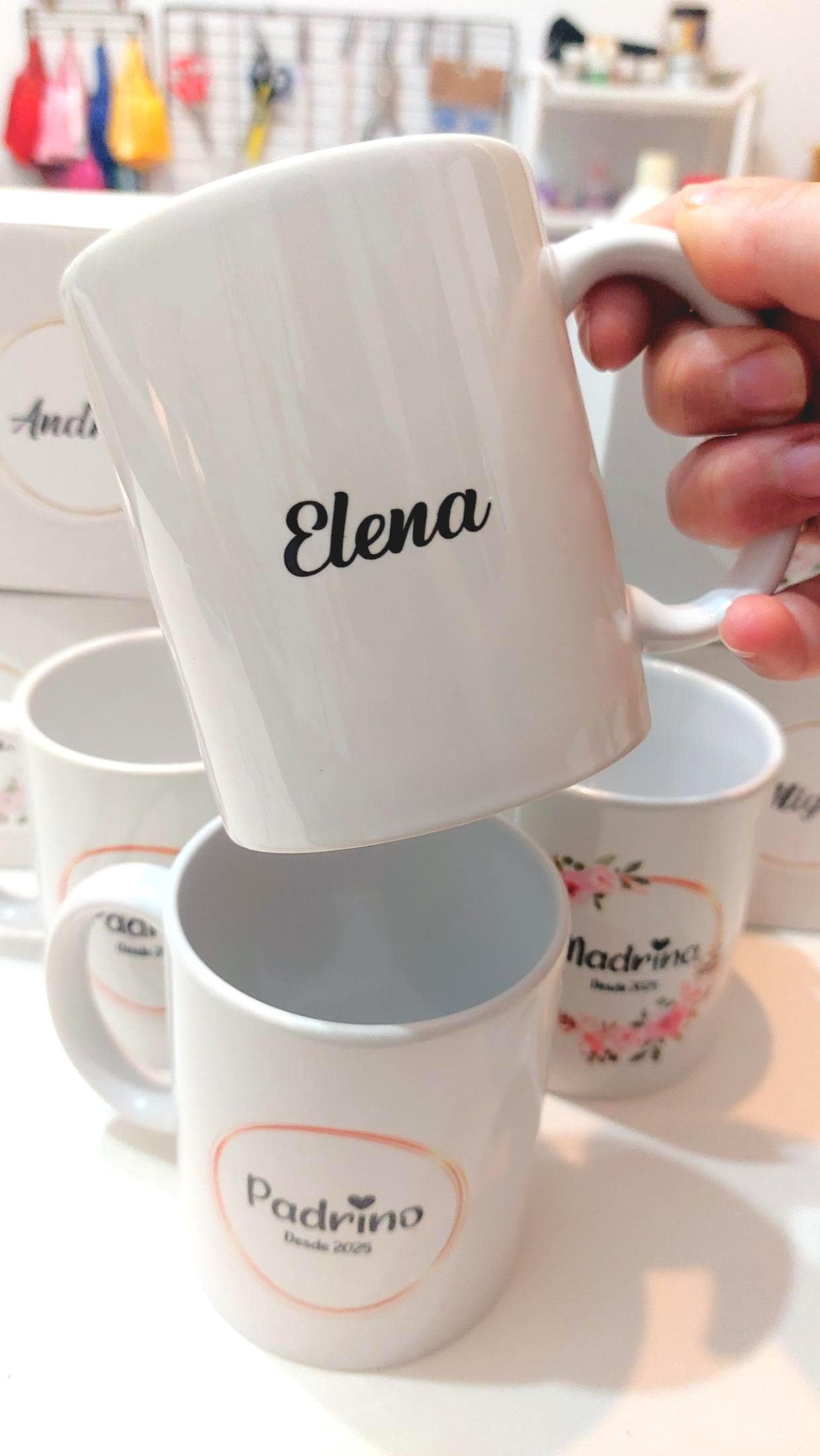 Pack de Tazas Personalizadas para Padrinos