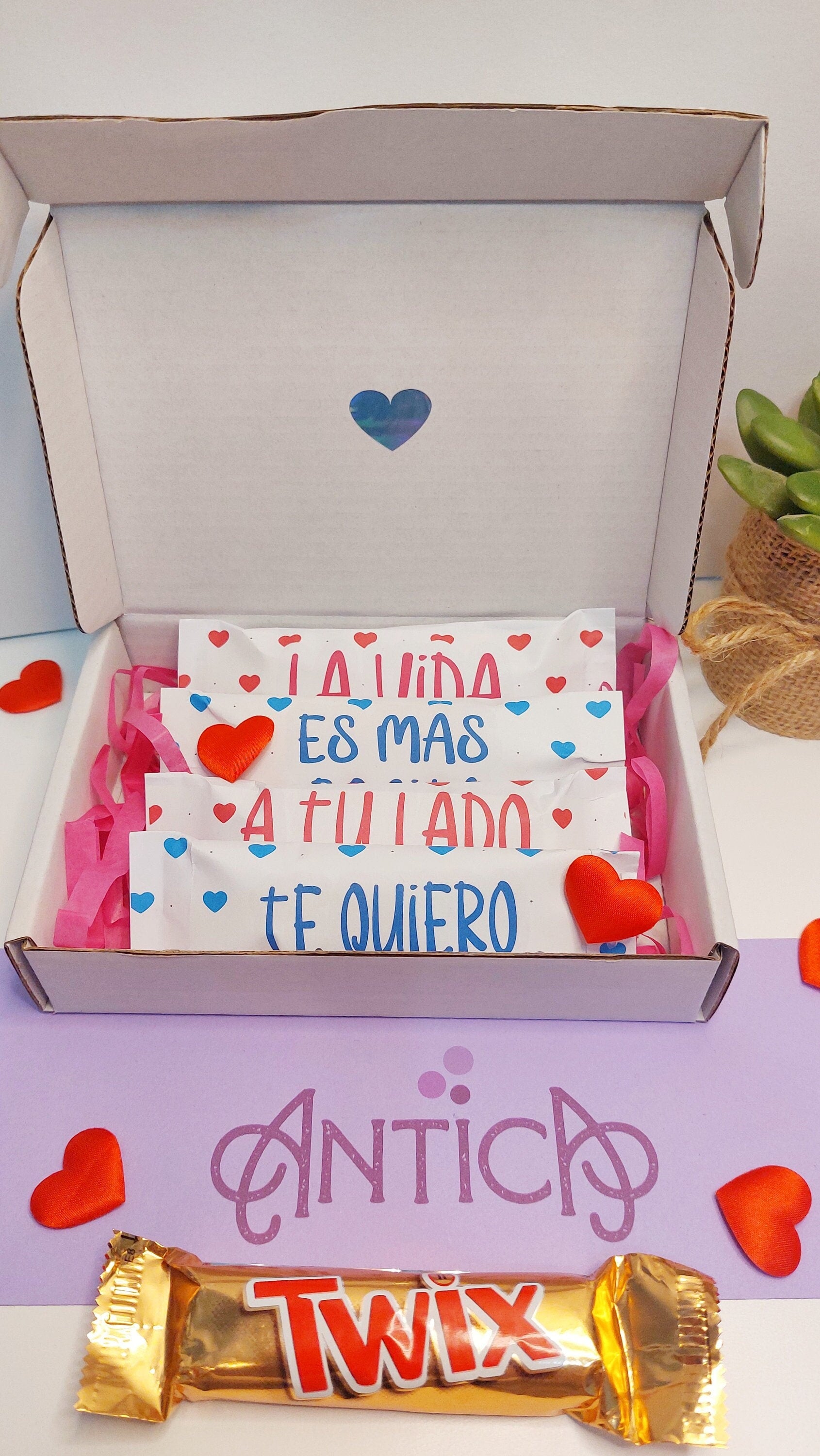 Caja Chocolatinas con Frase