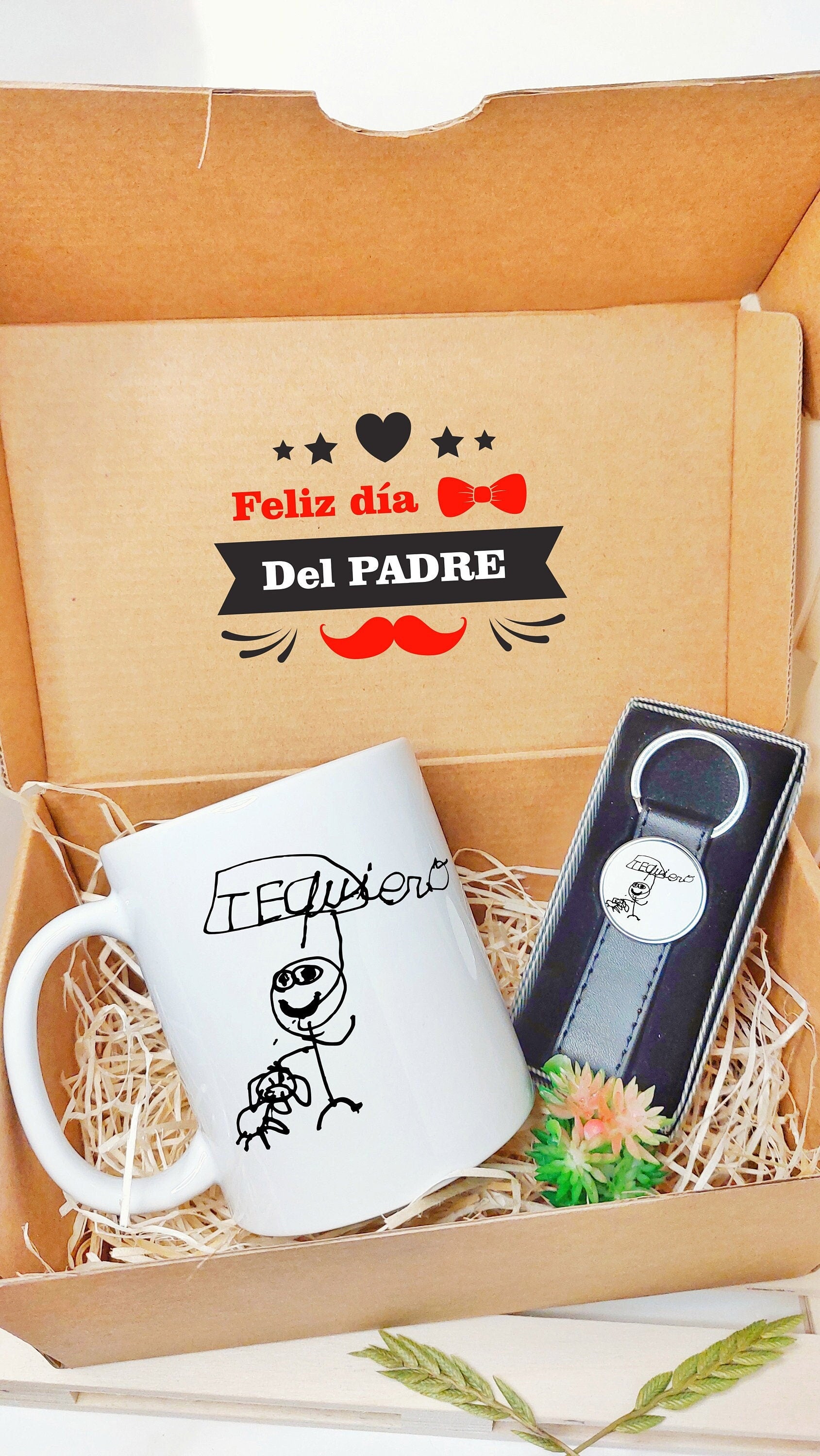 Taza + Llavero personalizado para hombre