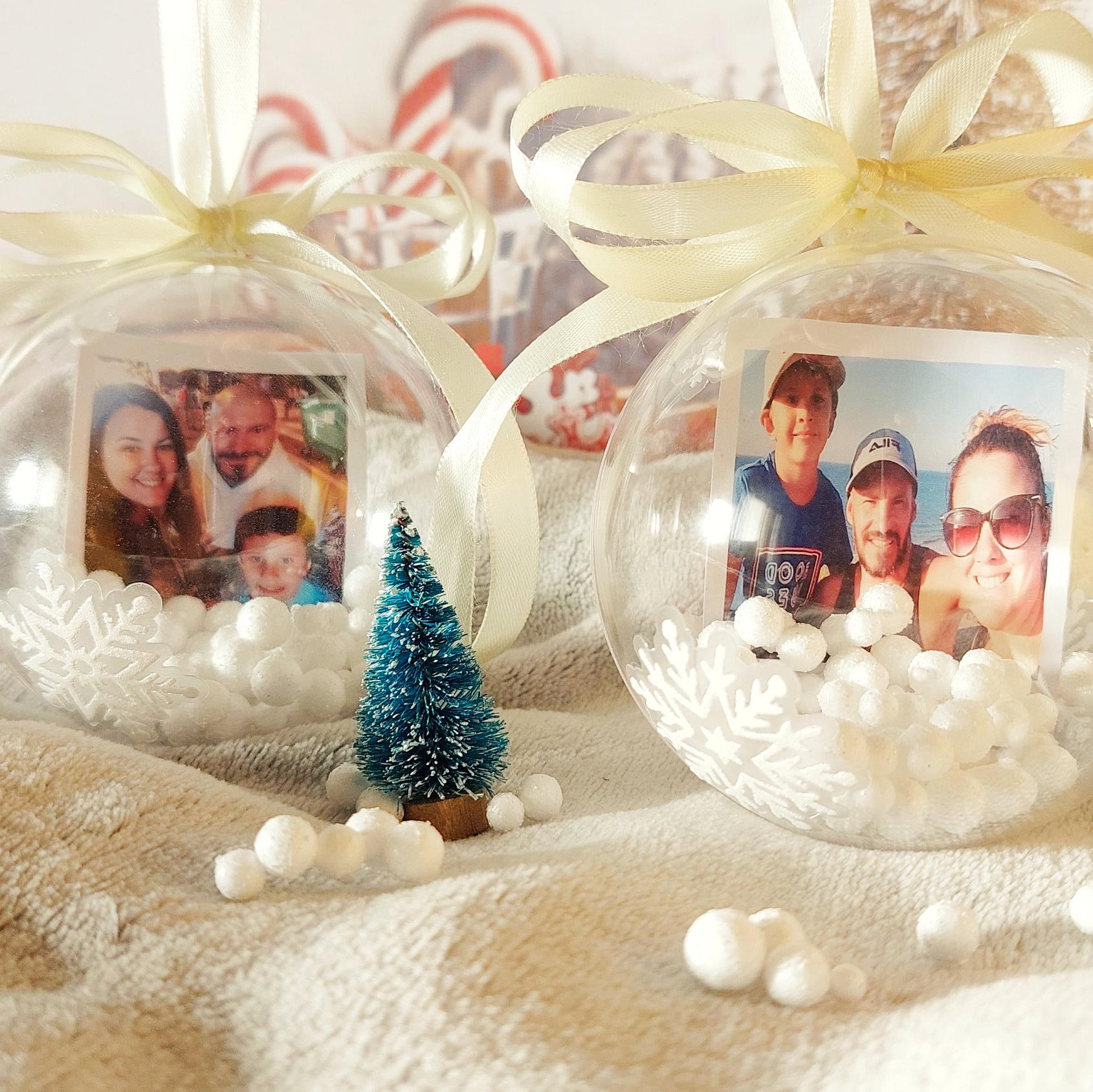 Bola de navidad personalizada con fotografía