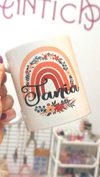 Tazas de arcoíris personalizada