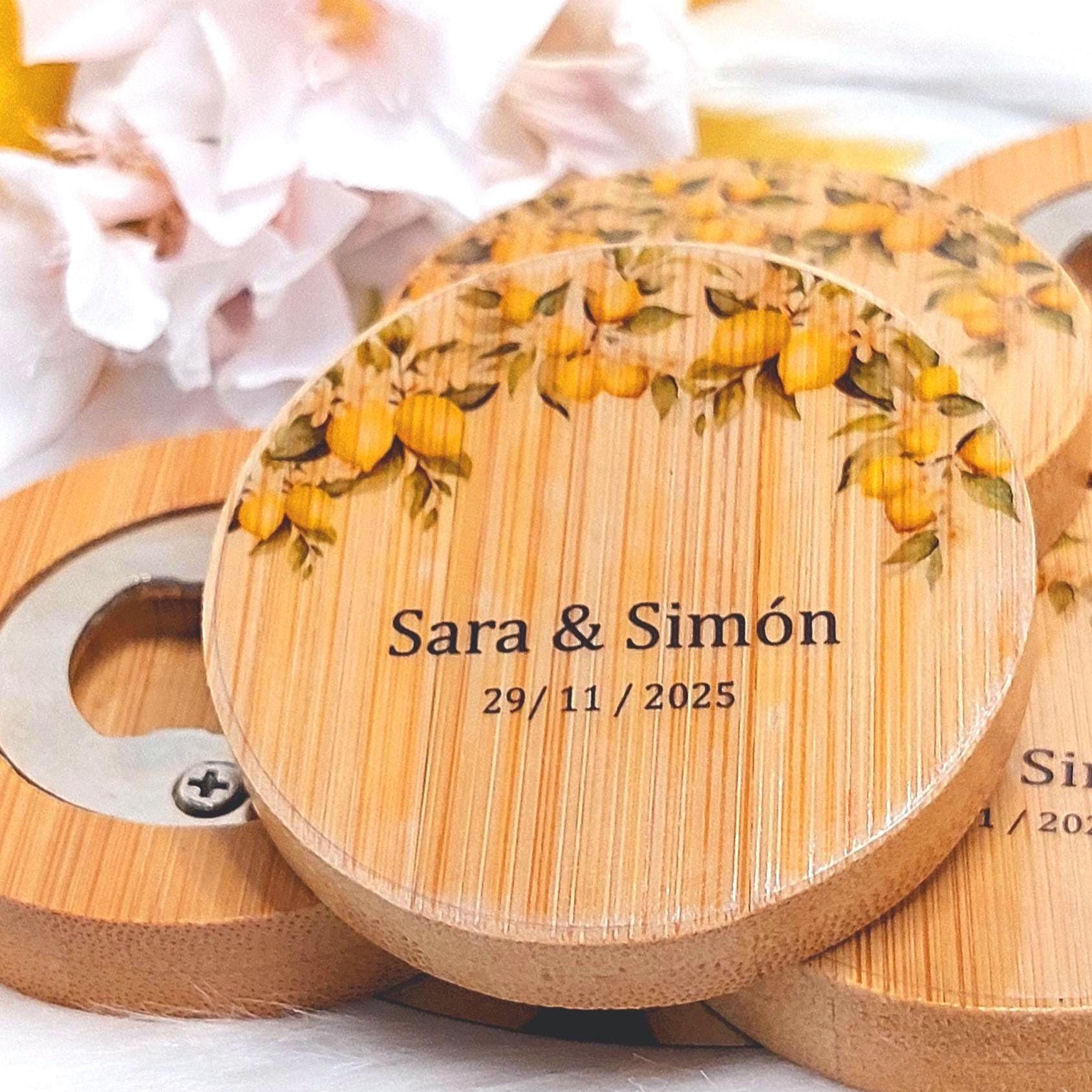 Abridor de Madera personalizado con imán