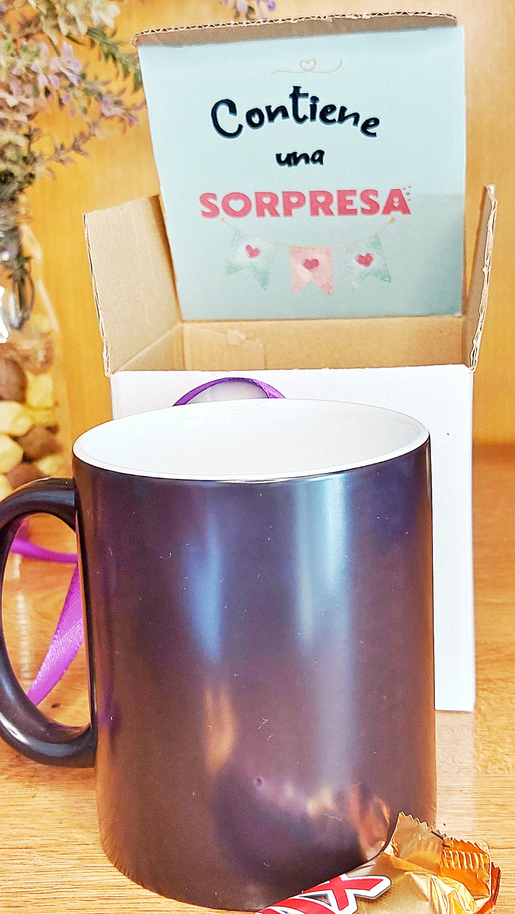 Taza Mágica con mensaje Sorpresa