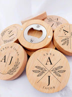 Abridor de madera personalizado Boda