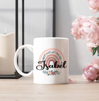 Tazas de arcoíris personalizada