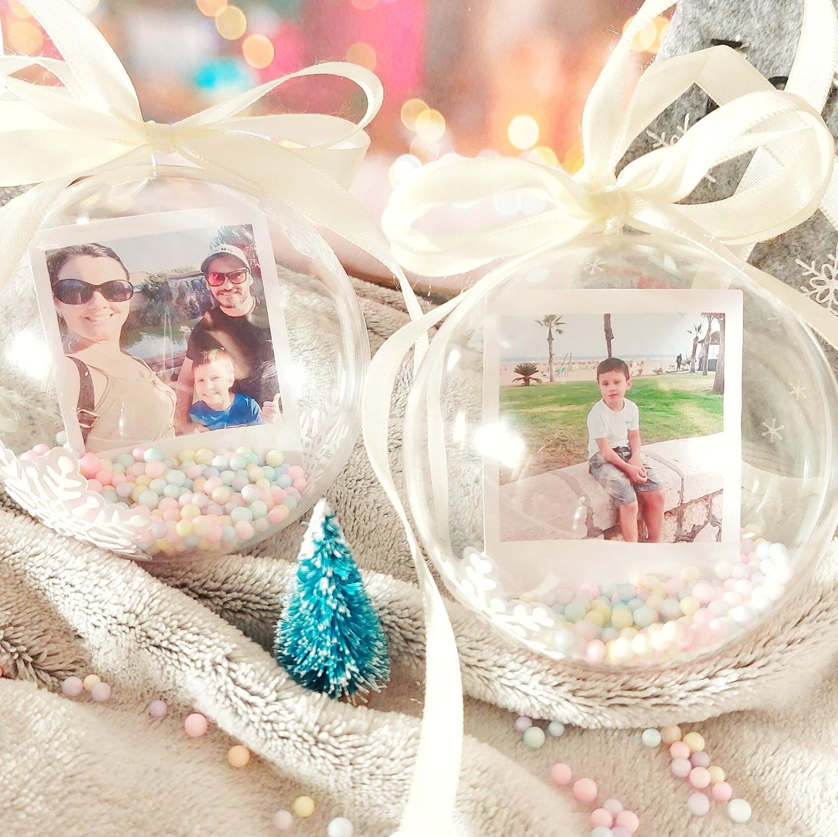 Bola de navidad personalizada con fotografía