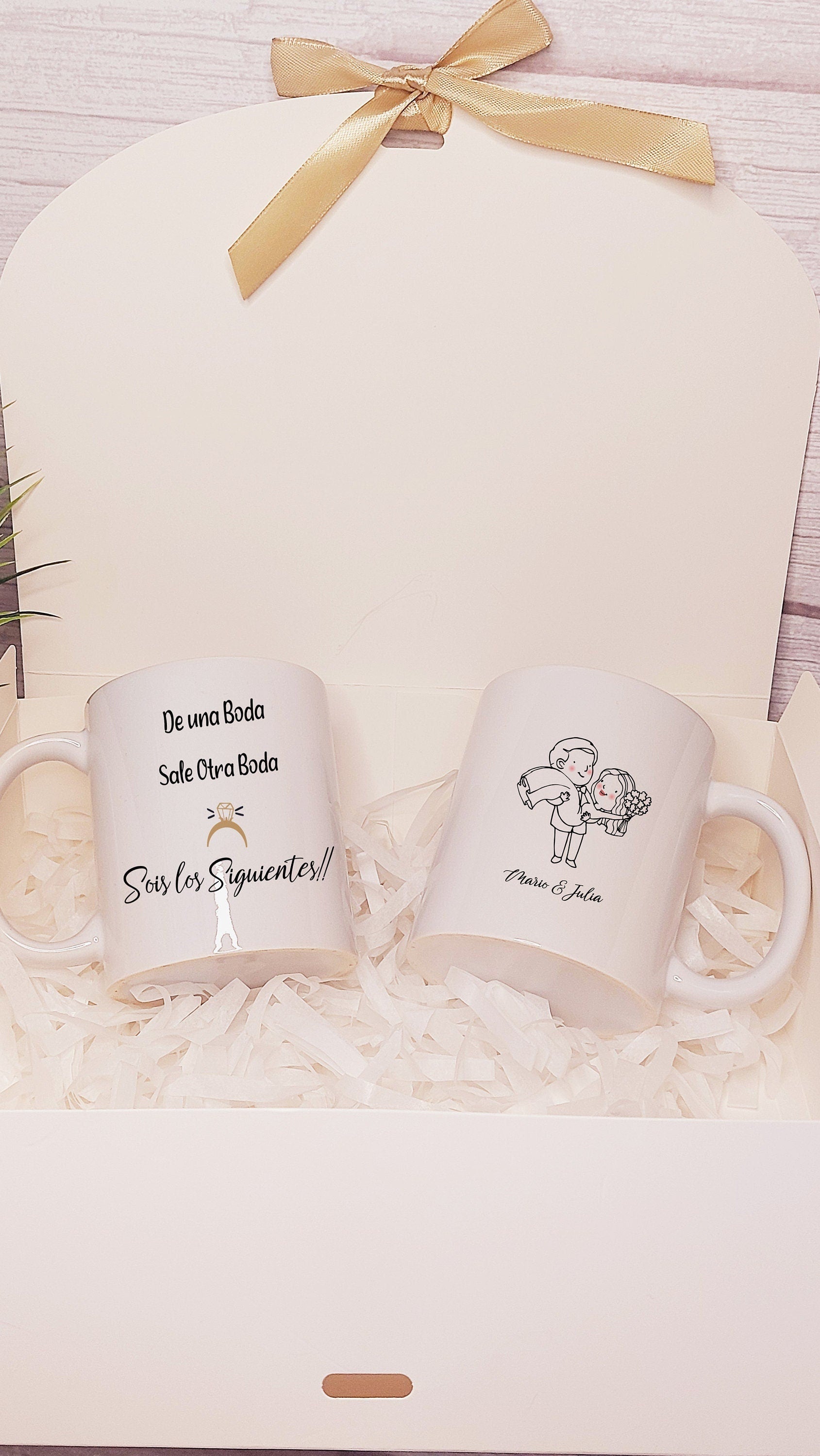 Taza regalo para los siguientes en casarse