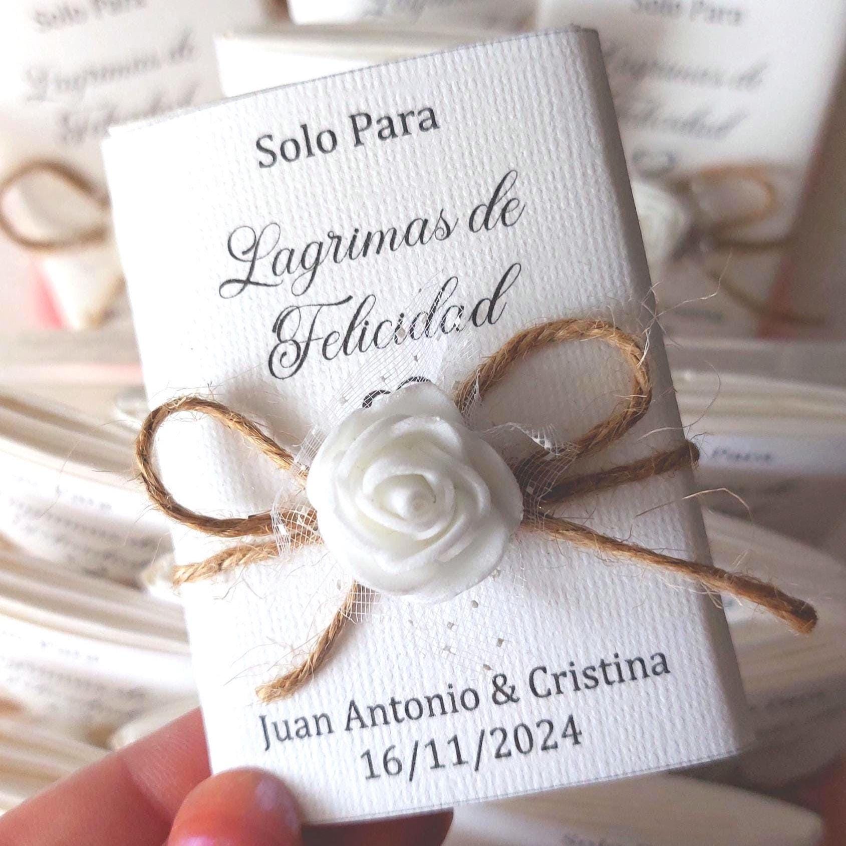 Pañuelos “Lágrimas de Felicidad” personalizados