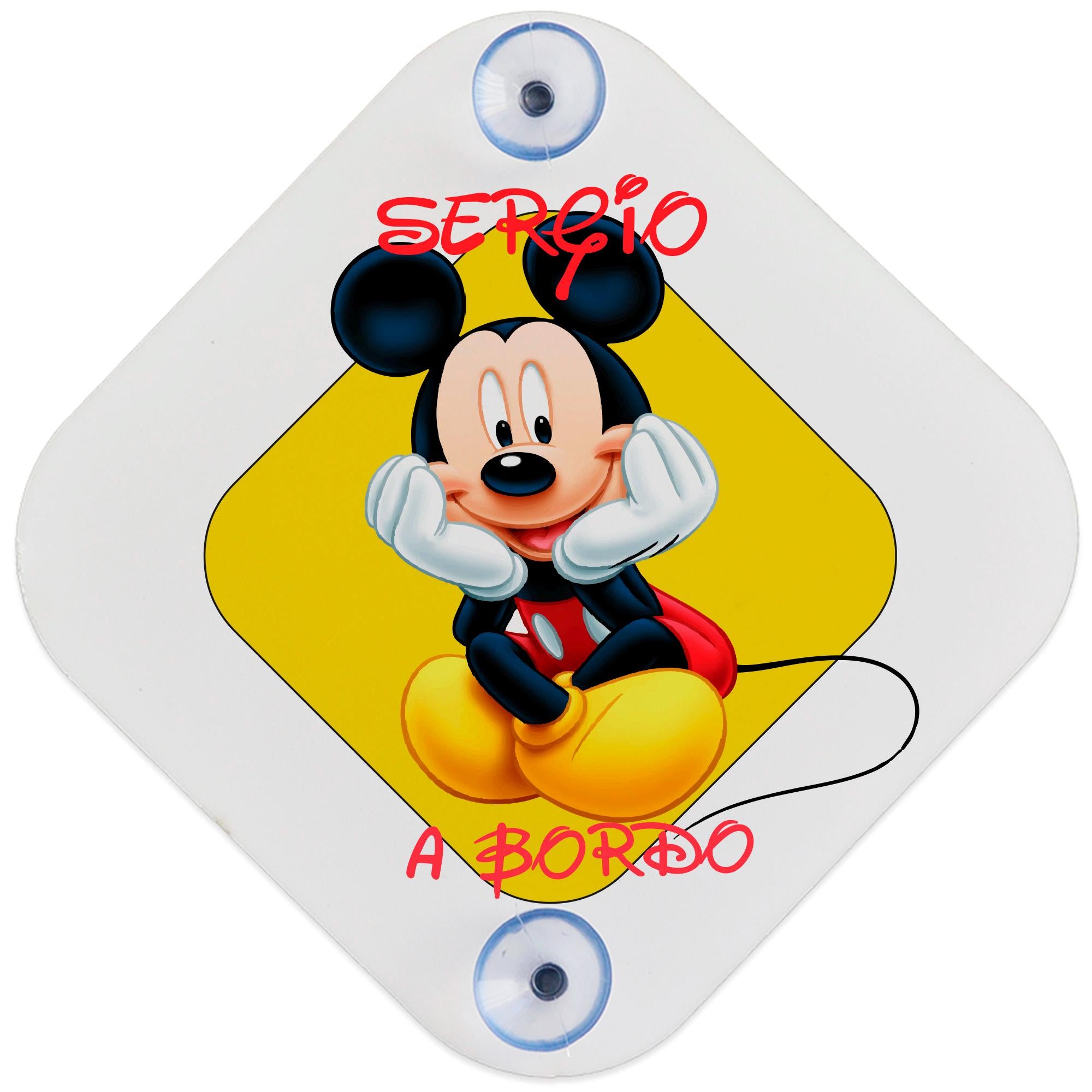 Placa de coche personalizada " Bebe a bordo "