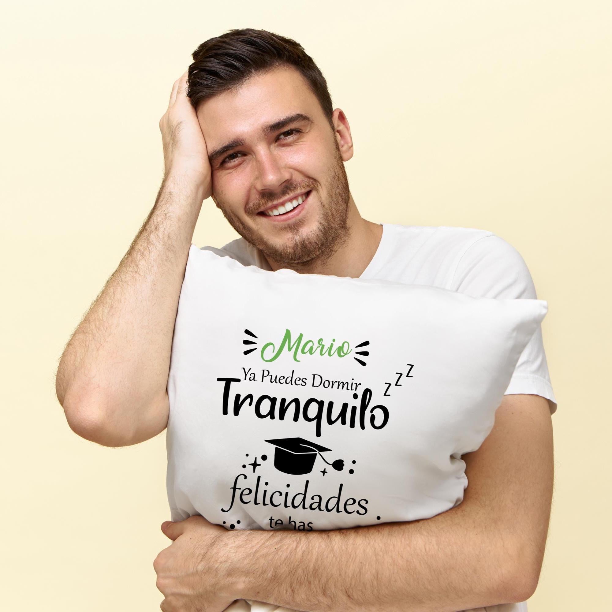 Cojín de graduación personalizado