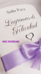 Paquete personalizado de pañuelos para boda