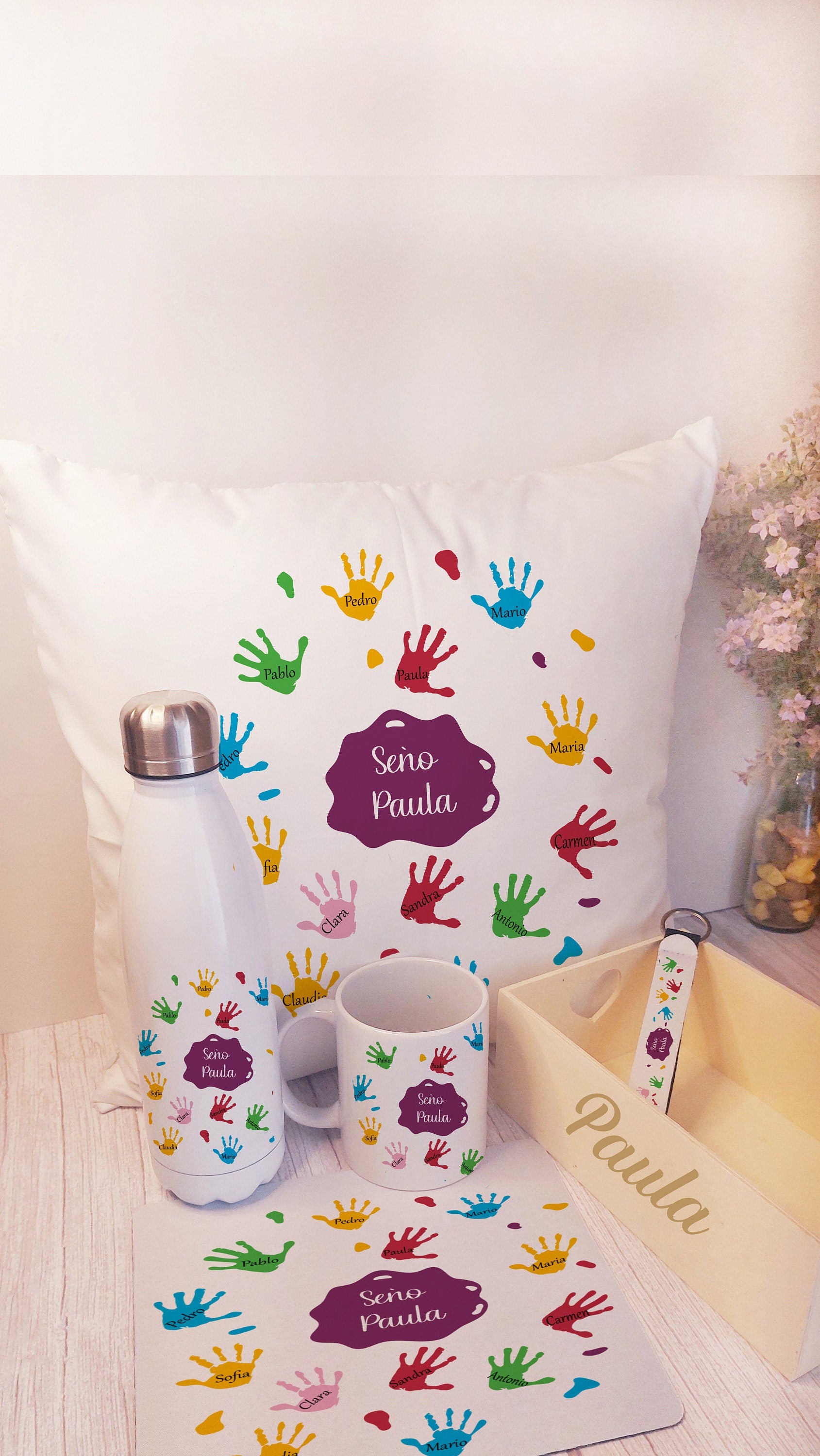 kit completo profesora personalizado