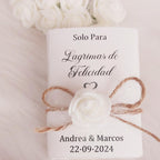 Pañuelos “Lágrimas de Felicidad” personalizados