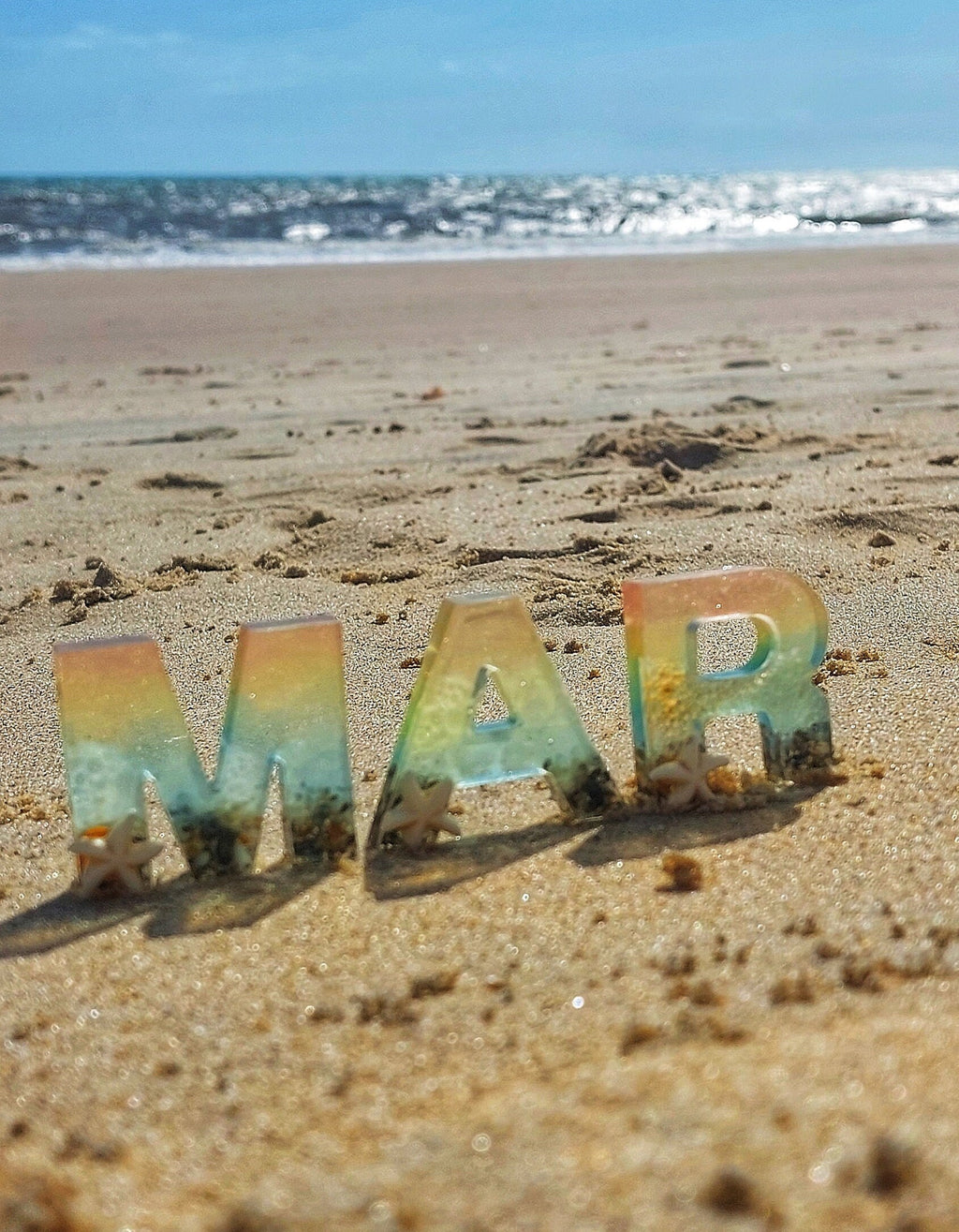 Llavero Inicial Mar Personalizado