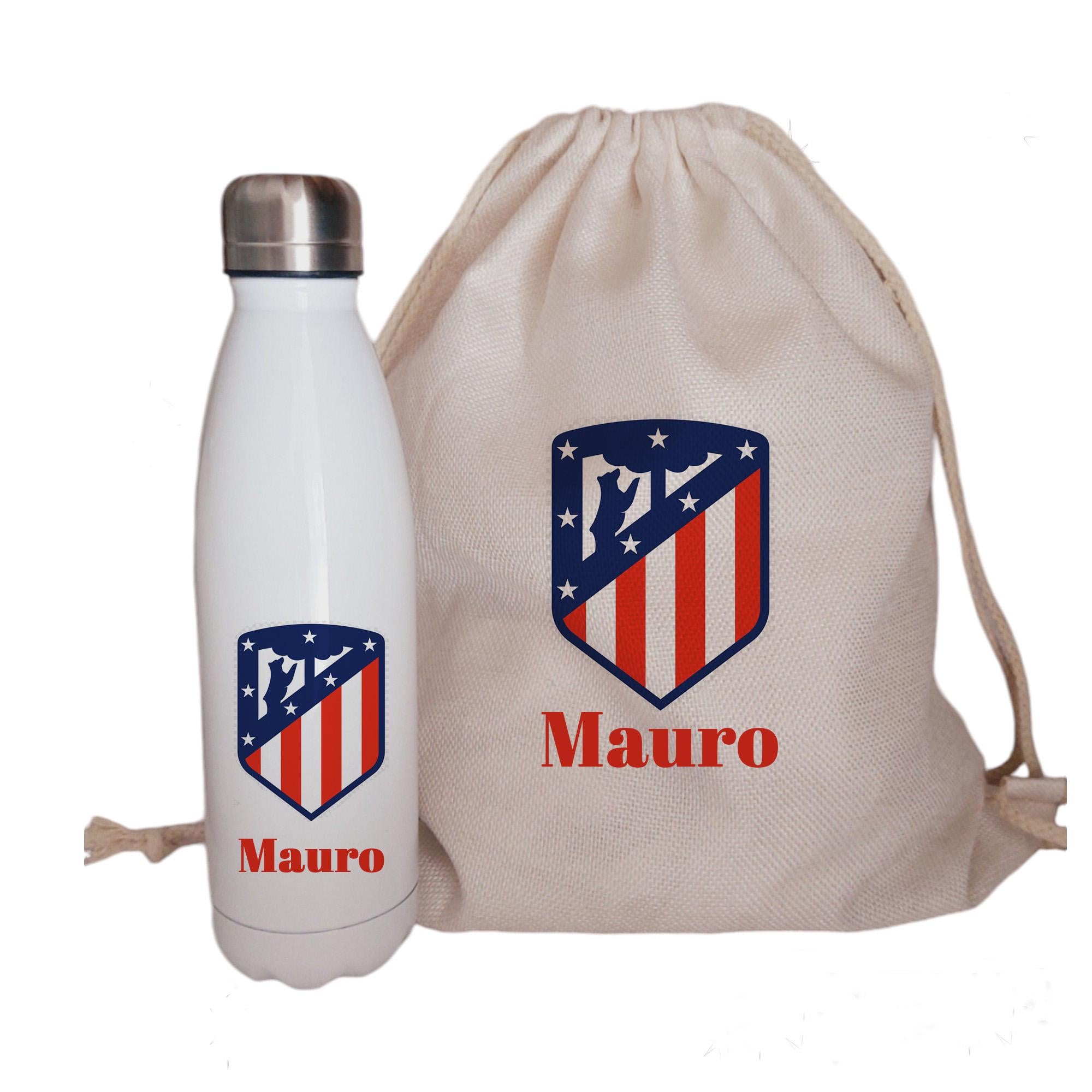 Mochila y Botella personalizadas